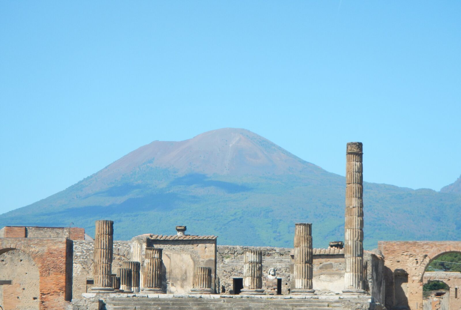Nikon Coolpix AW100 sample photo. Mount vesuvius, pompeii, ancient photography