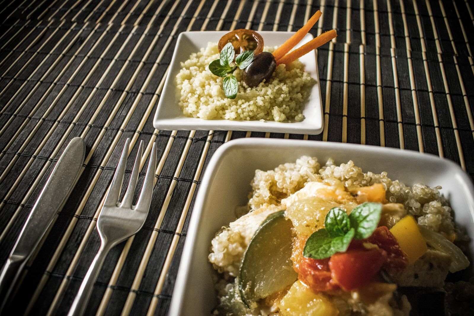 Nikon D5300 sample photo. Food, salads, quinoa photography