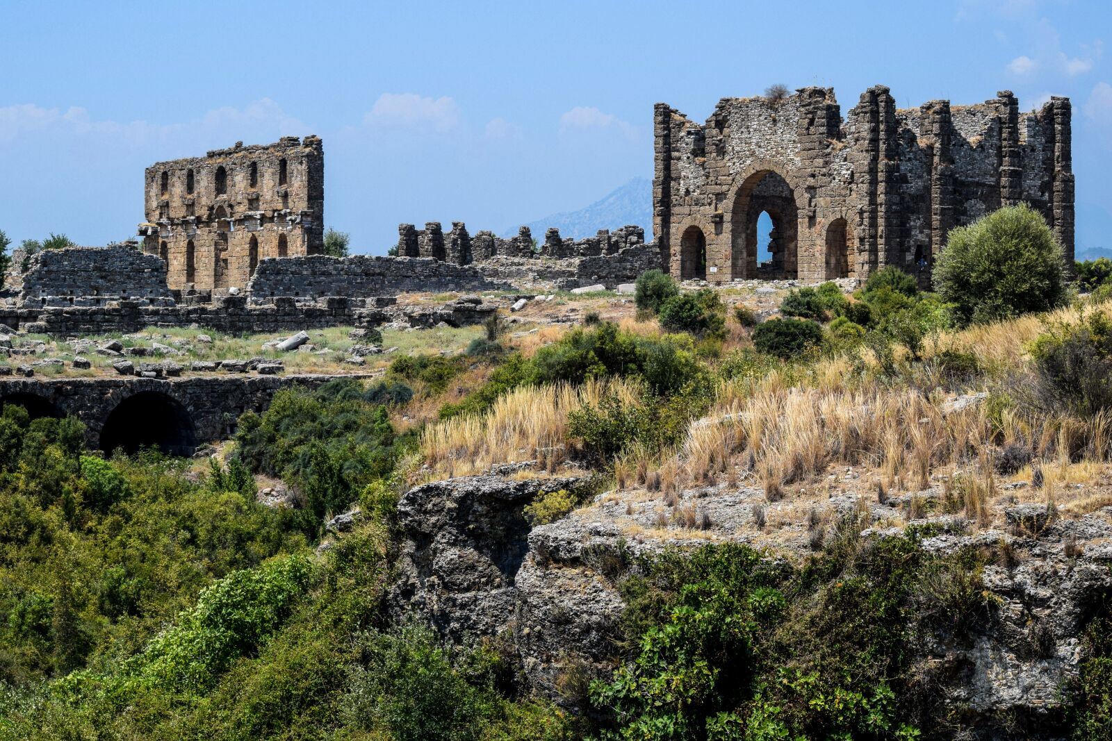 Nikon D5300 sample photo. Aspendos, old town, history photography
