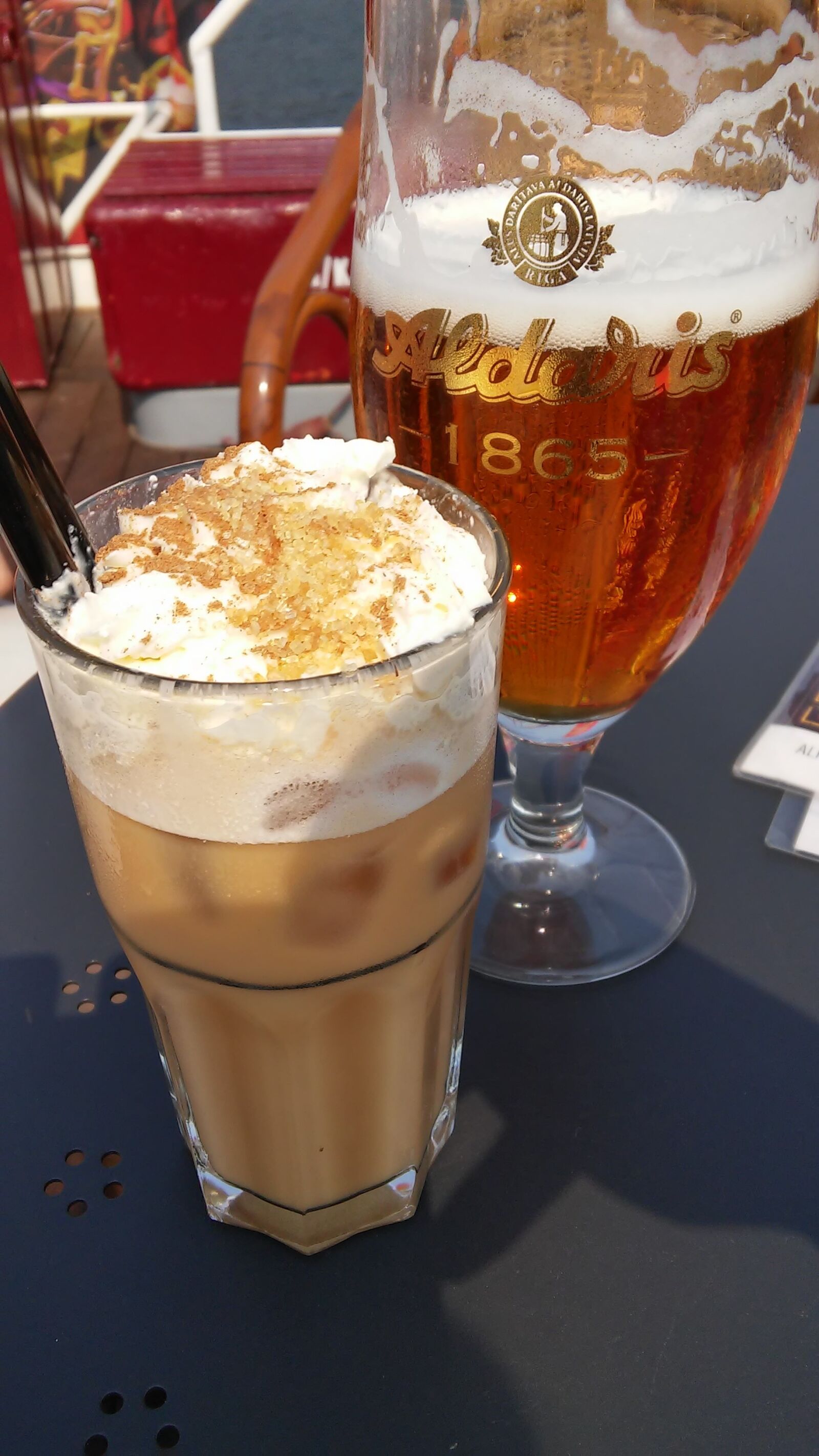 LG G3 S sample photo. Beer, coffee, latte, summer photography
