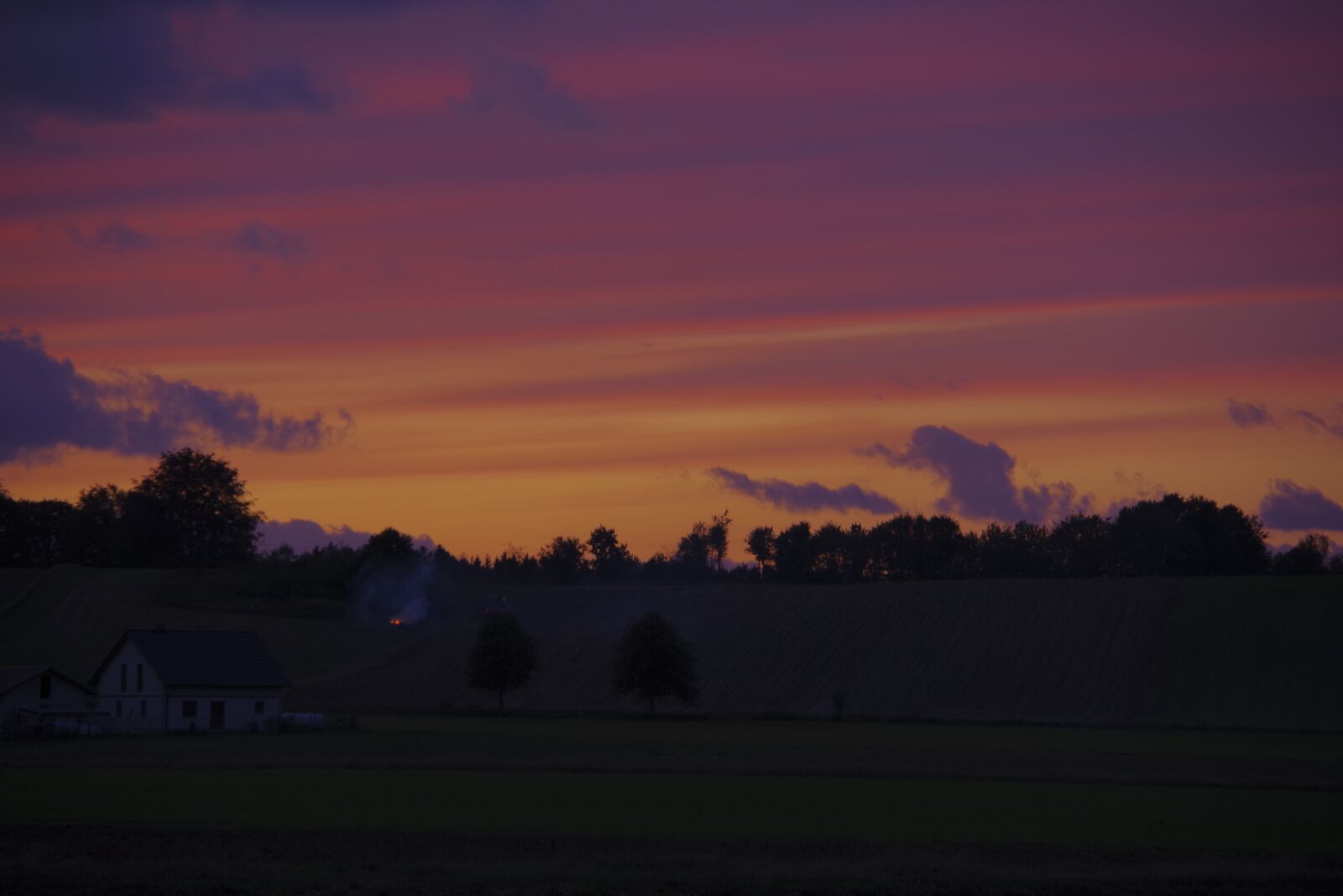 Pentax K-70 sample photo. Sunset, sky, clouds photography