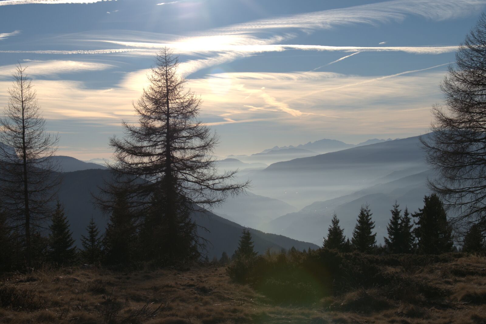 Nikon D5500 sample photo. Mountains, clouds, fog photography