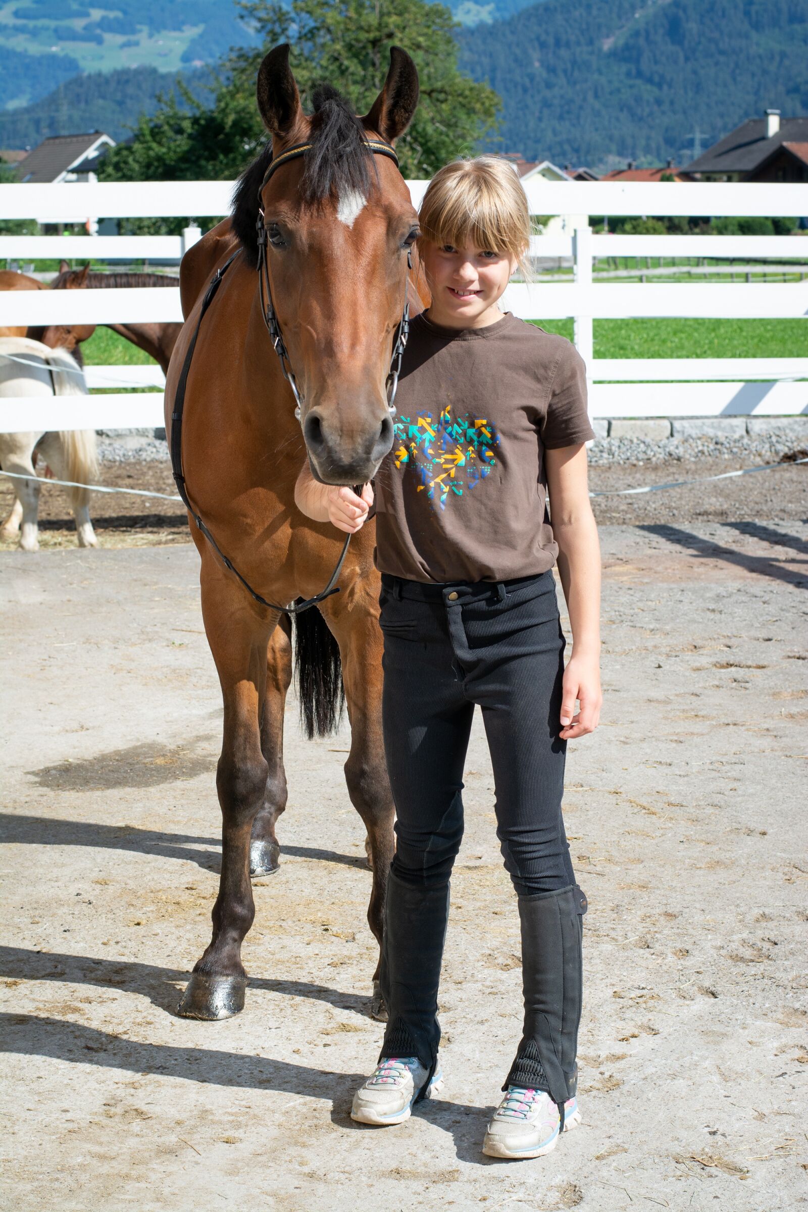 Nikon D7100 sample photo. Child, girl, horse photography
