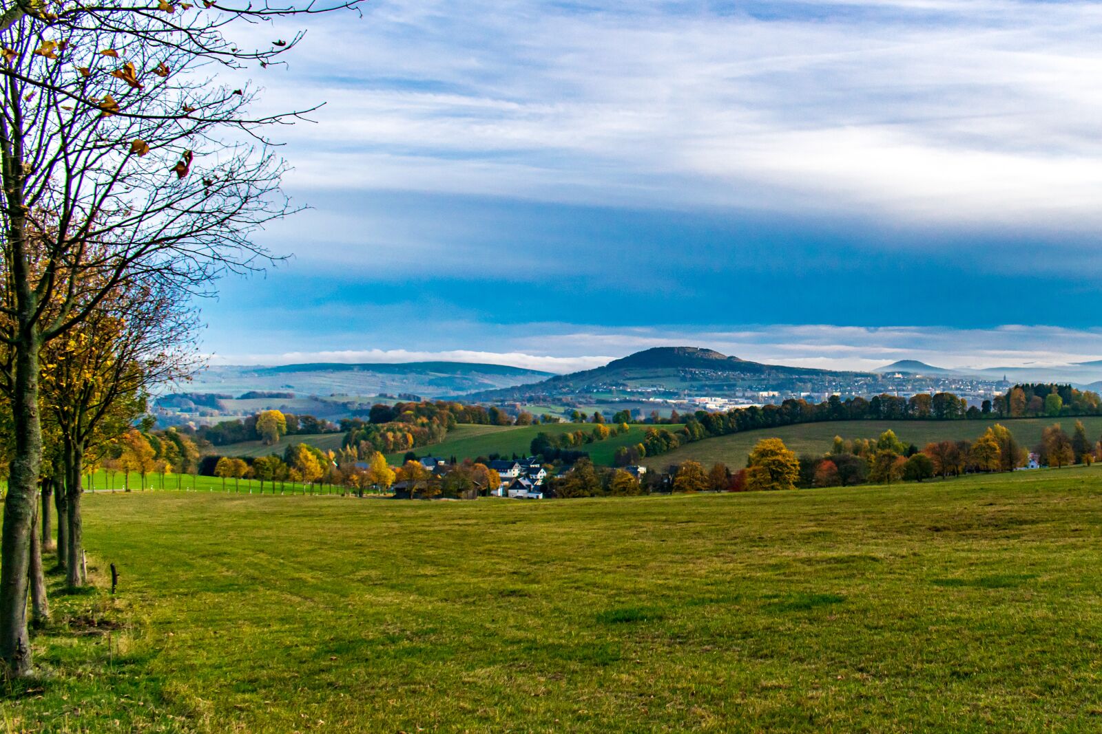Nikon D5300 sample photo. Landscape, pöhlberg, autumn photography