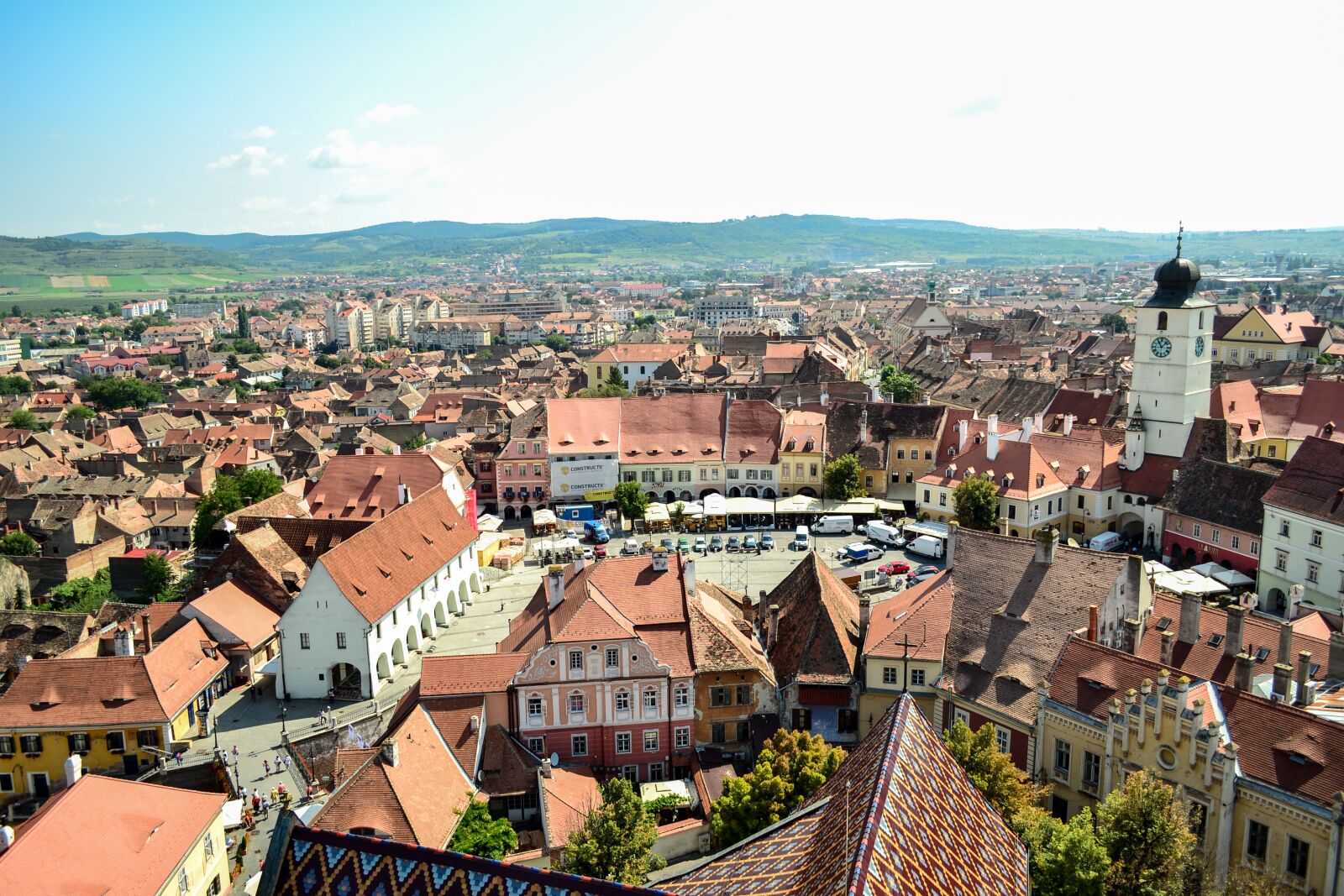Nikon D3100 sample photo. Sibiu, city, tower photography