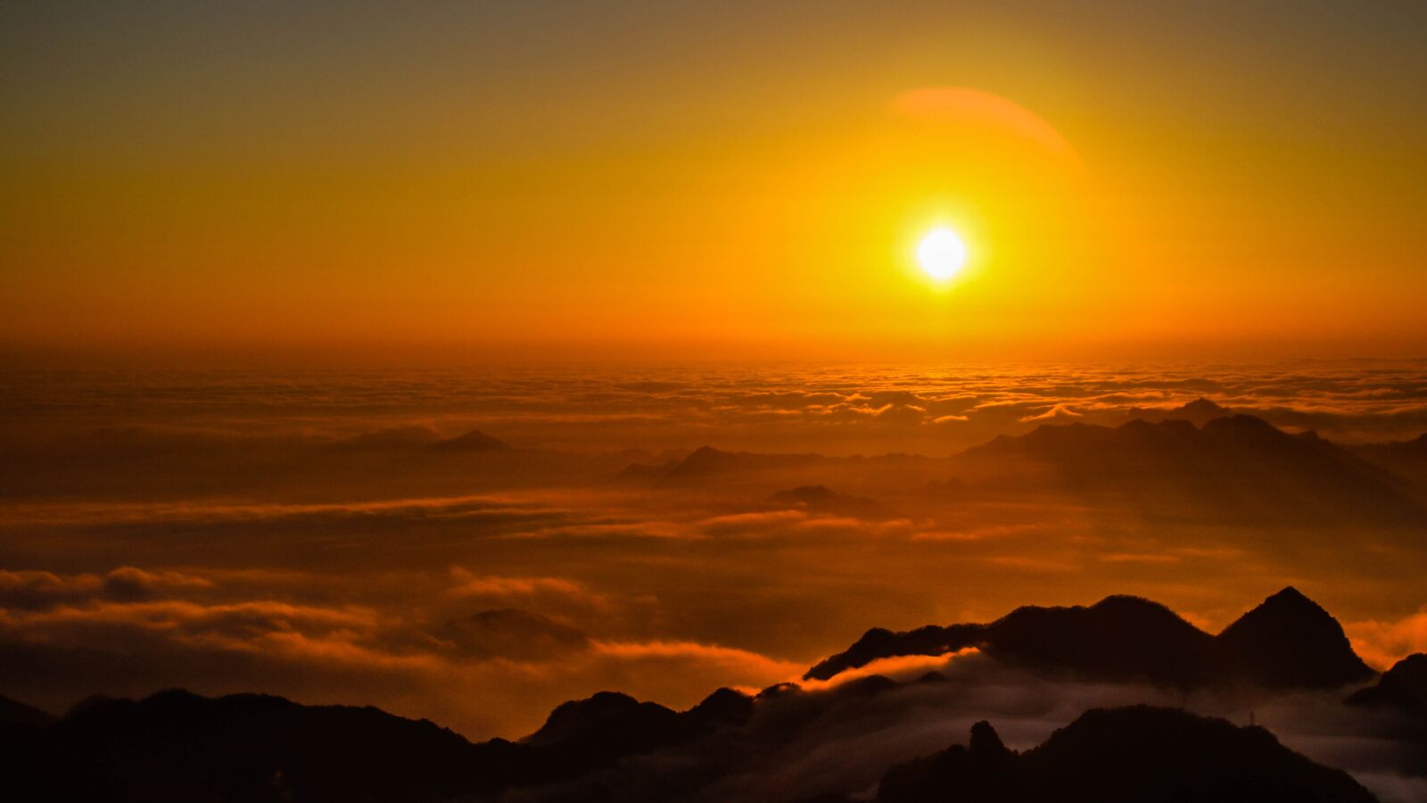 Canon EOS 760D (EOS Rebel T6s / EOS 8000D) sample photo. Cloud sea out, wudang photography