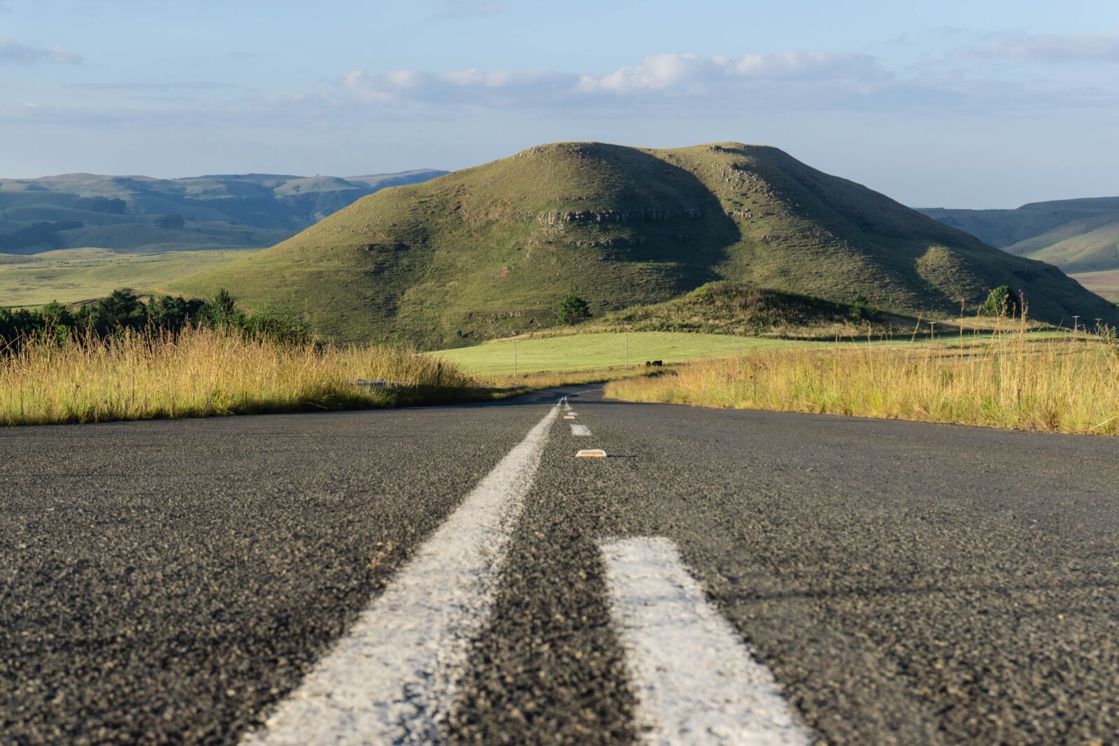 Sony a6000 sample photo. Drakensberg mountains, road, landscape photography