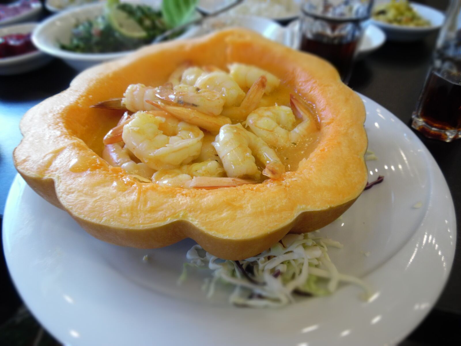 Samsung WB35F/WB36F/WB37F sample photo. Shrimp, blode shrimp, pumpkin photography
