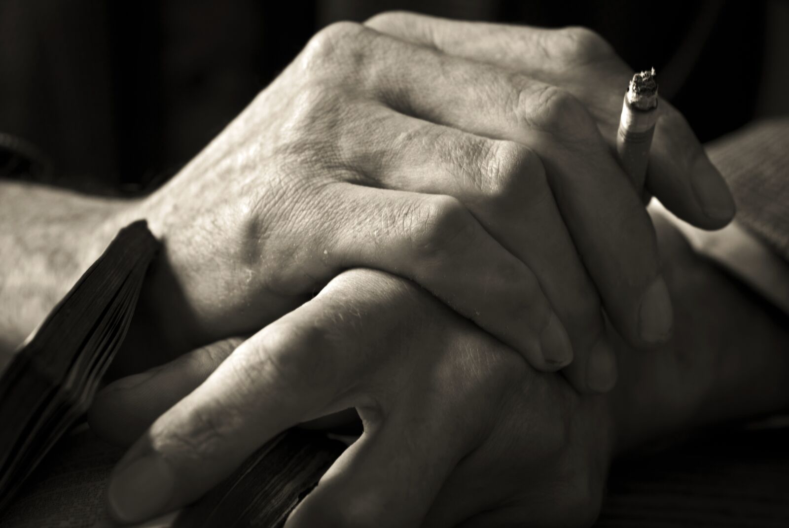 Nikon D80 sample photo. Hand, man, book photography
