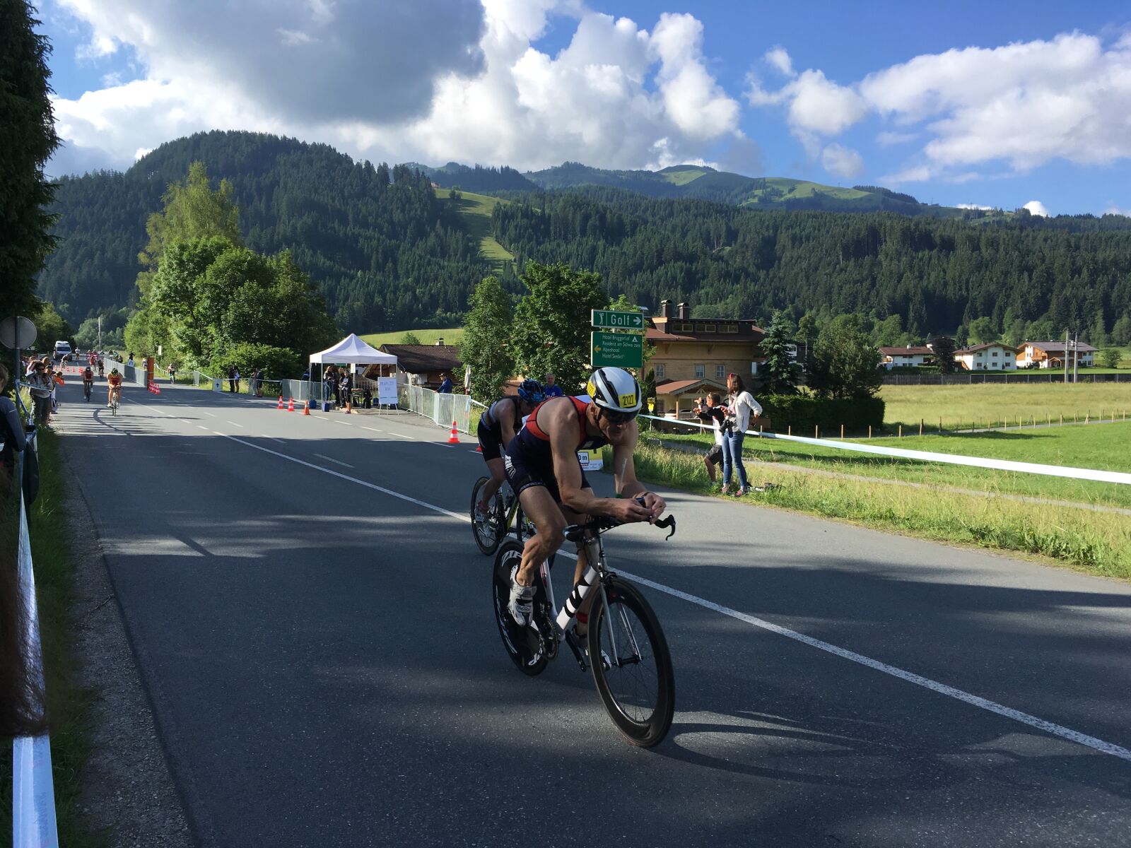 iPhone SE back camera 4.15mm f/2.2 sample photo. Kitzbuhleuros2017, eurochampionships, triathlonswim photography