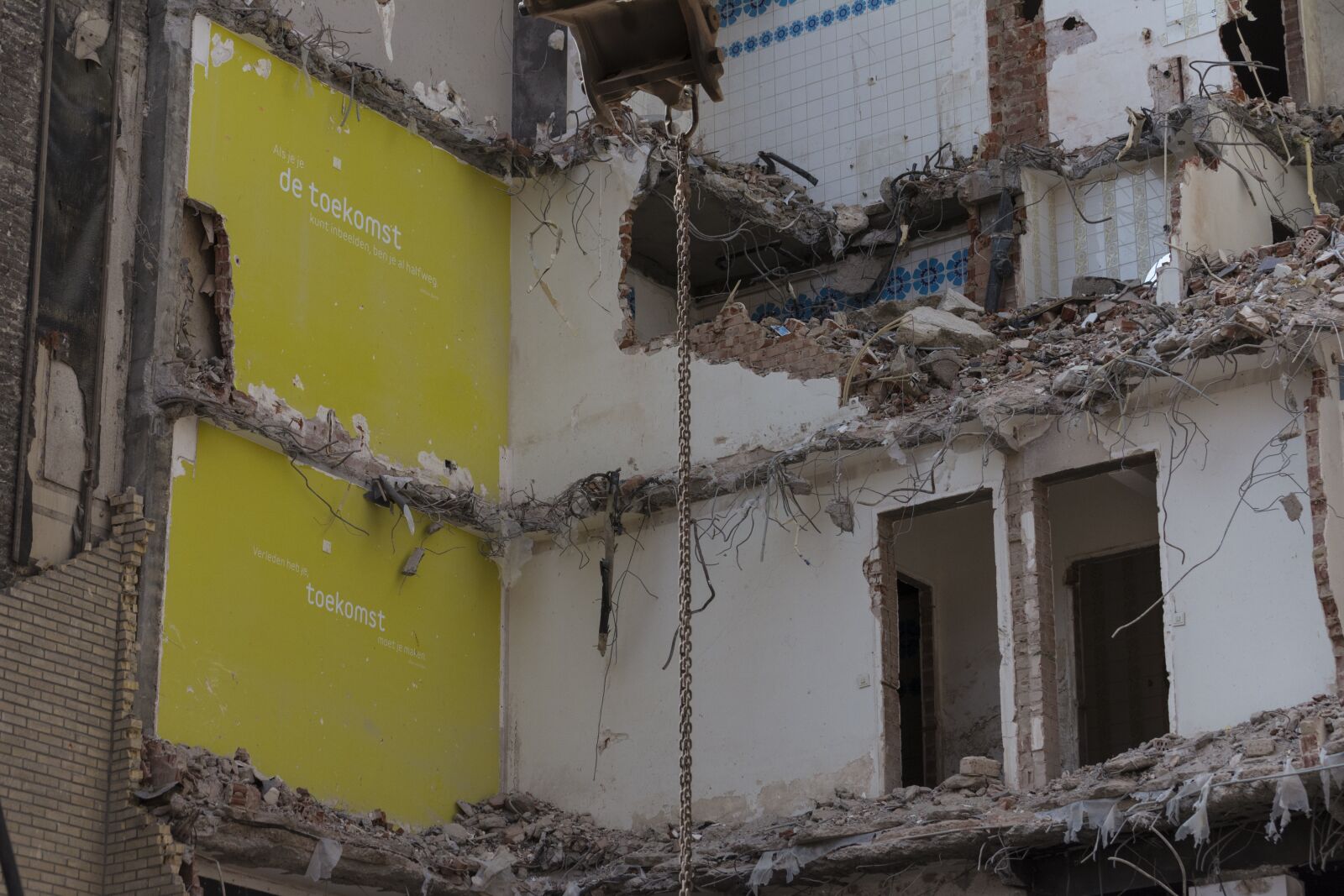 Nikon D5200 sample photo. Future, change, demolition photography