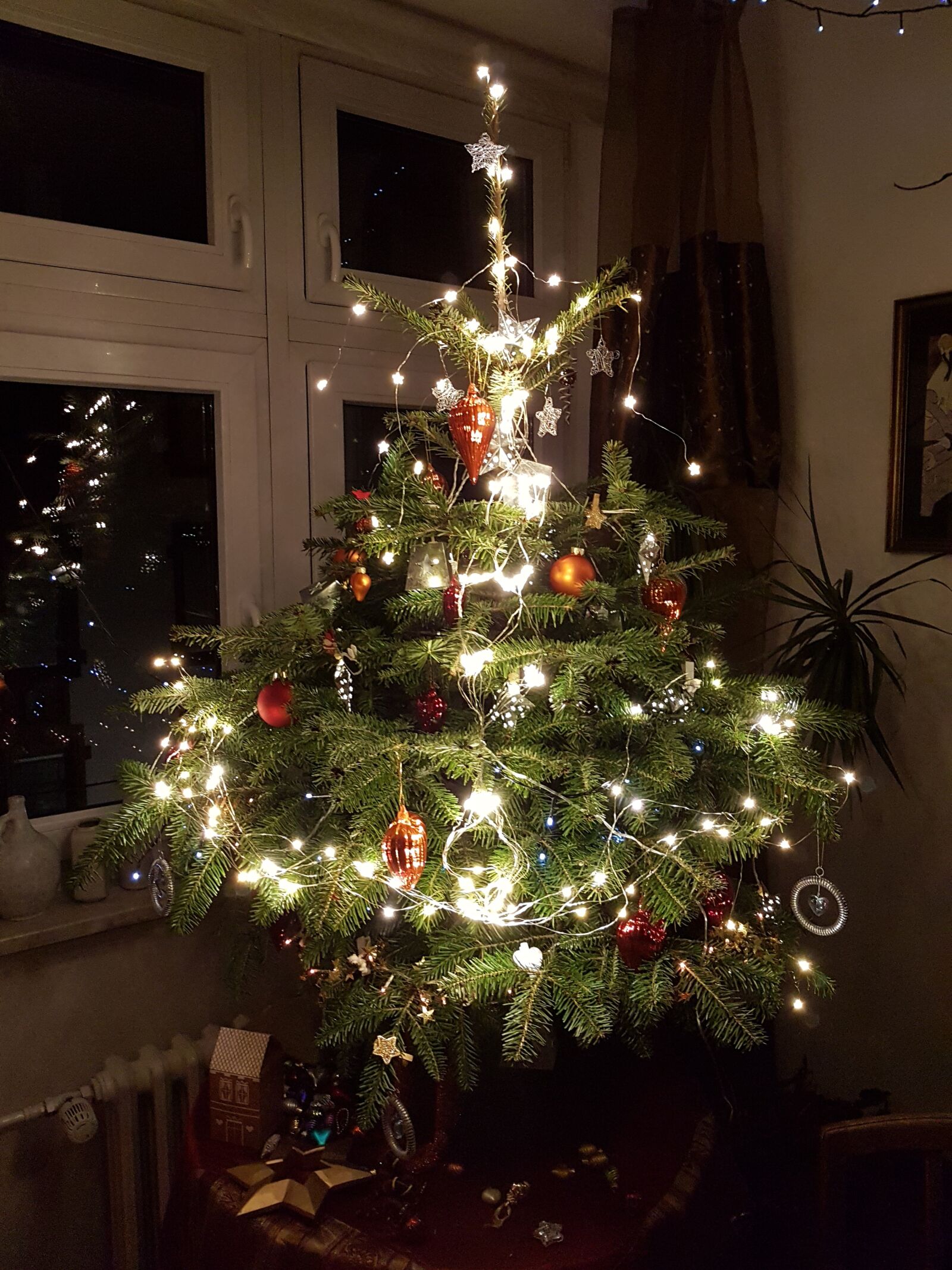 Samsung Galaxy S7 Edge sample photo. Christmas, light, fir tree photography