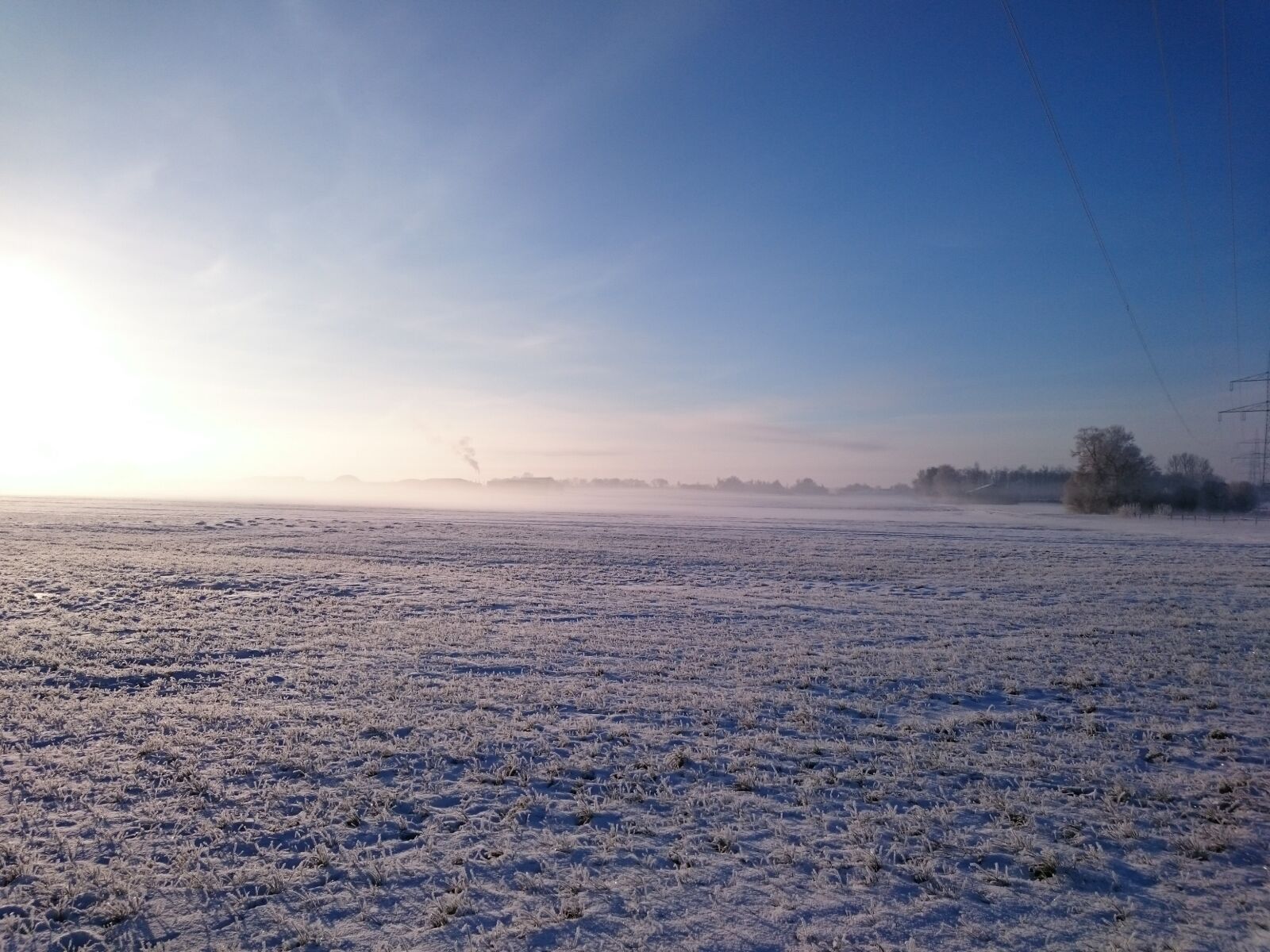Sony Xperia Z3 sample photo. Fog, winter, cold photography
