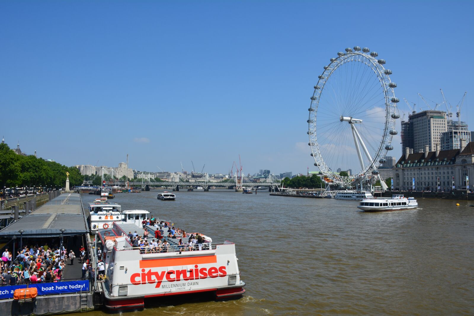 Nikon D5200 sample photo. England, london eye, thames photography