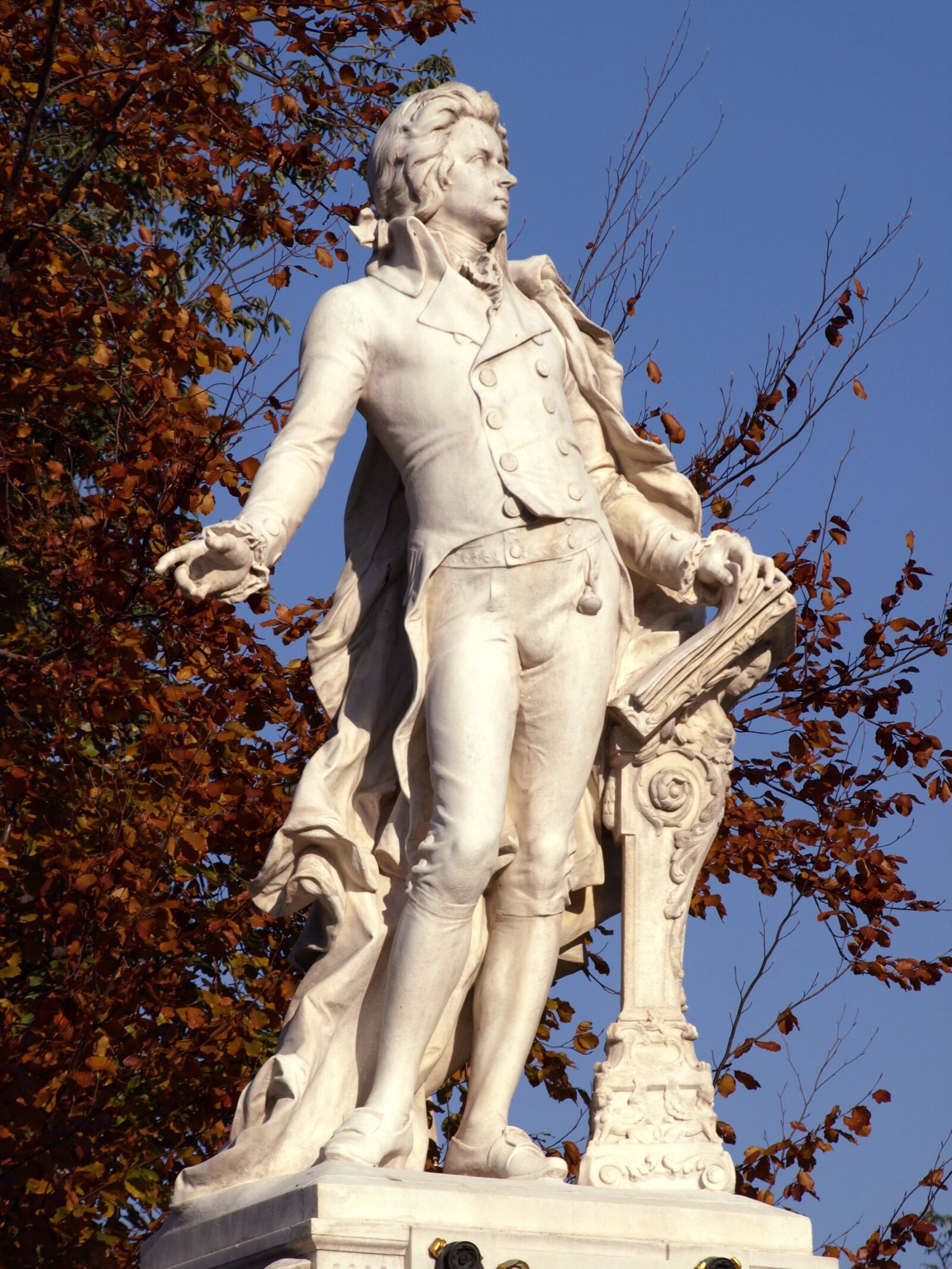 Olympus E-510 (EVOLT E-510) sample photo. Vienna, monument, mozart photography