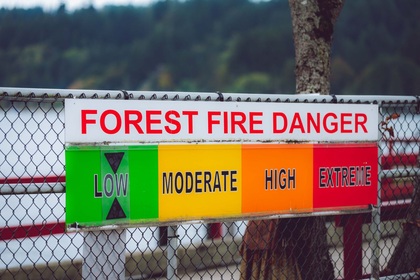 Nikon D750 sample photo. Fire warning, danger note photography
