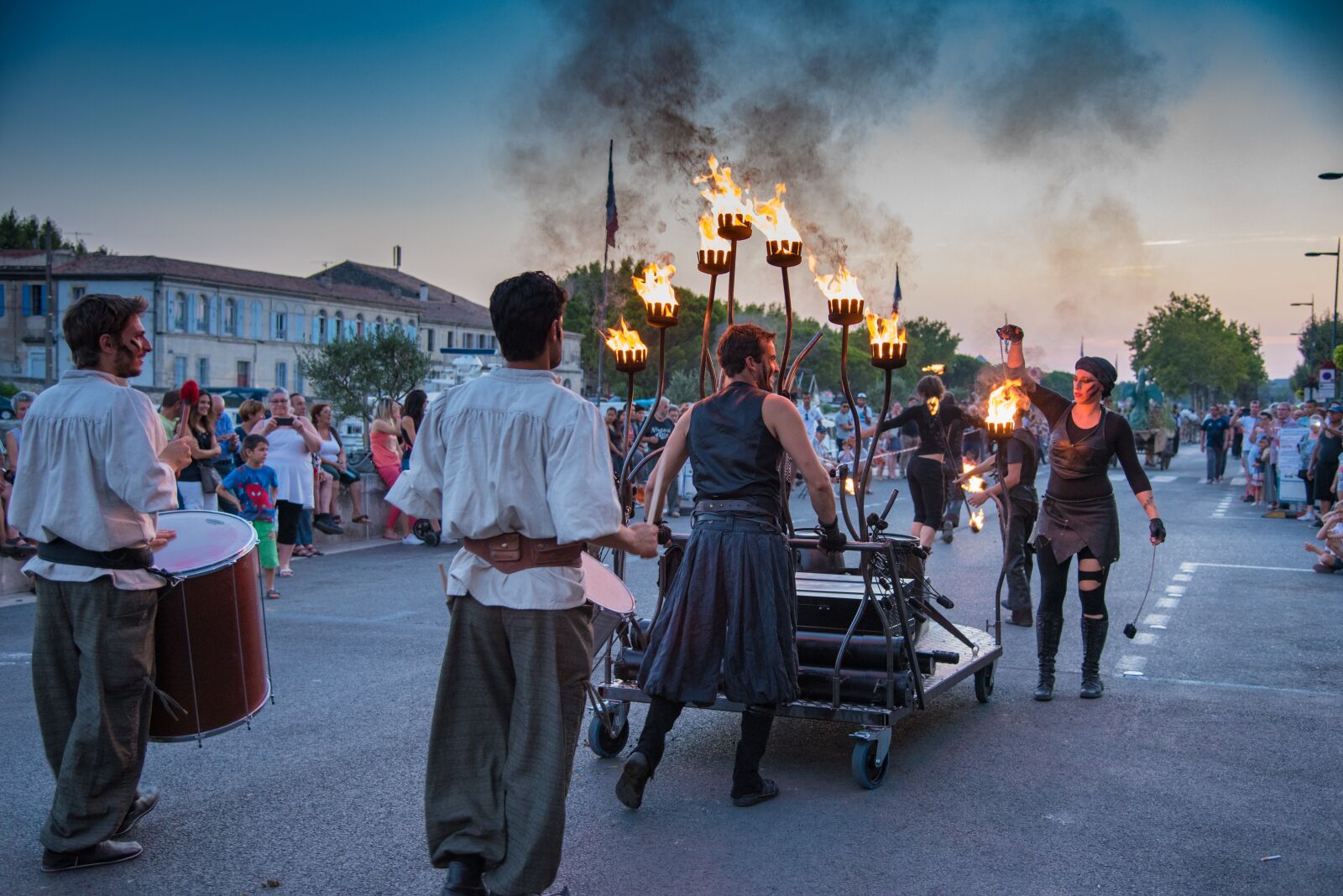 Nikon D750 sample photo. Fire, juggler, holidays photography
