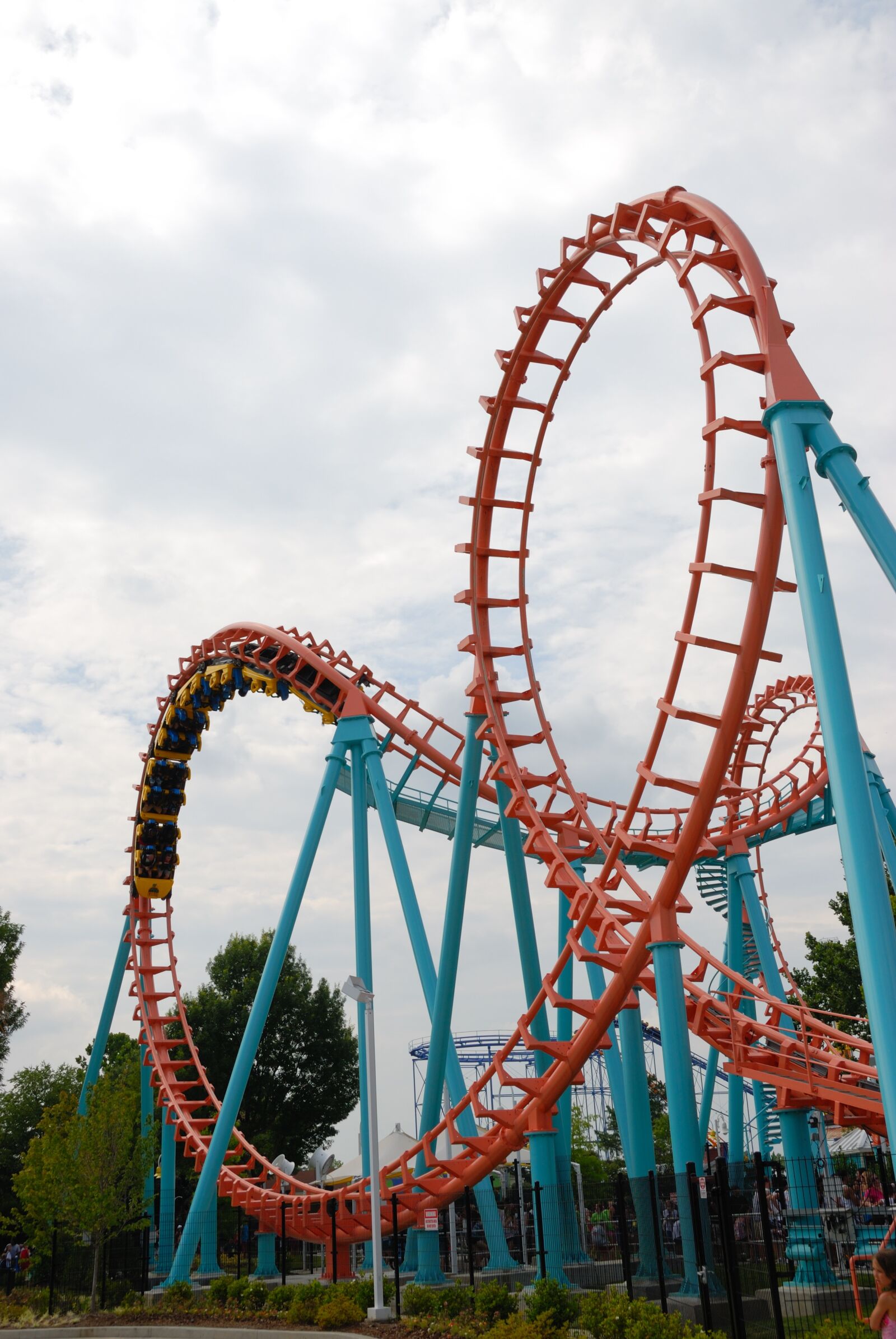 Nikon D200 sample photo. Roller coaster, ride, fun photography