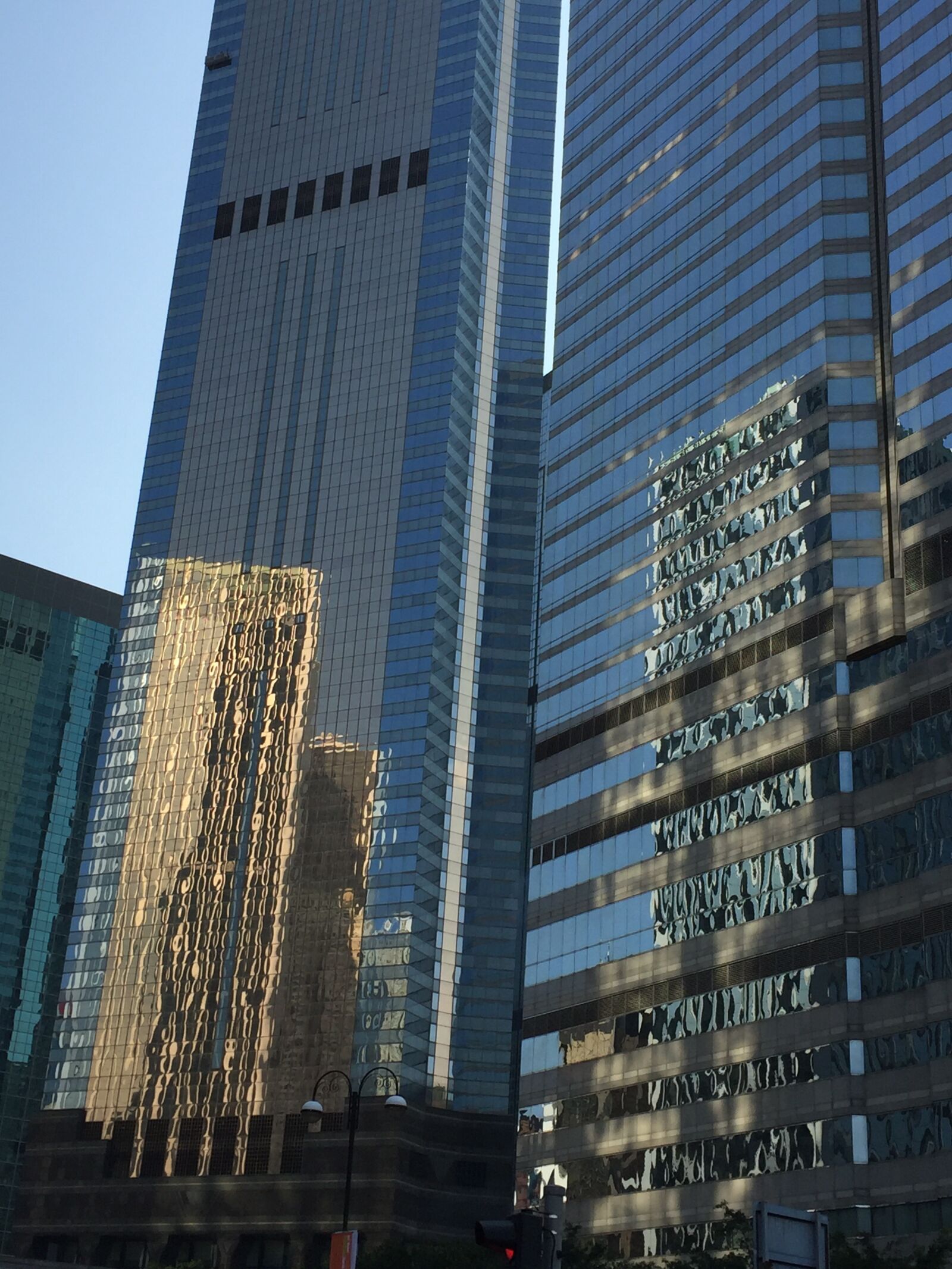 Apple iPhone 6 sample photo. Hong kong, skyscrapers, reflection photography
