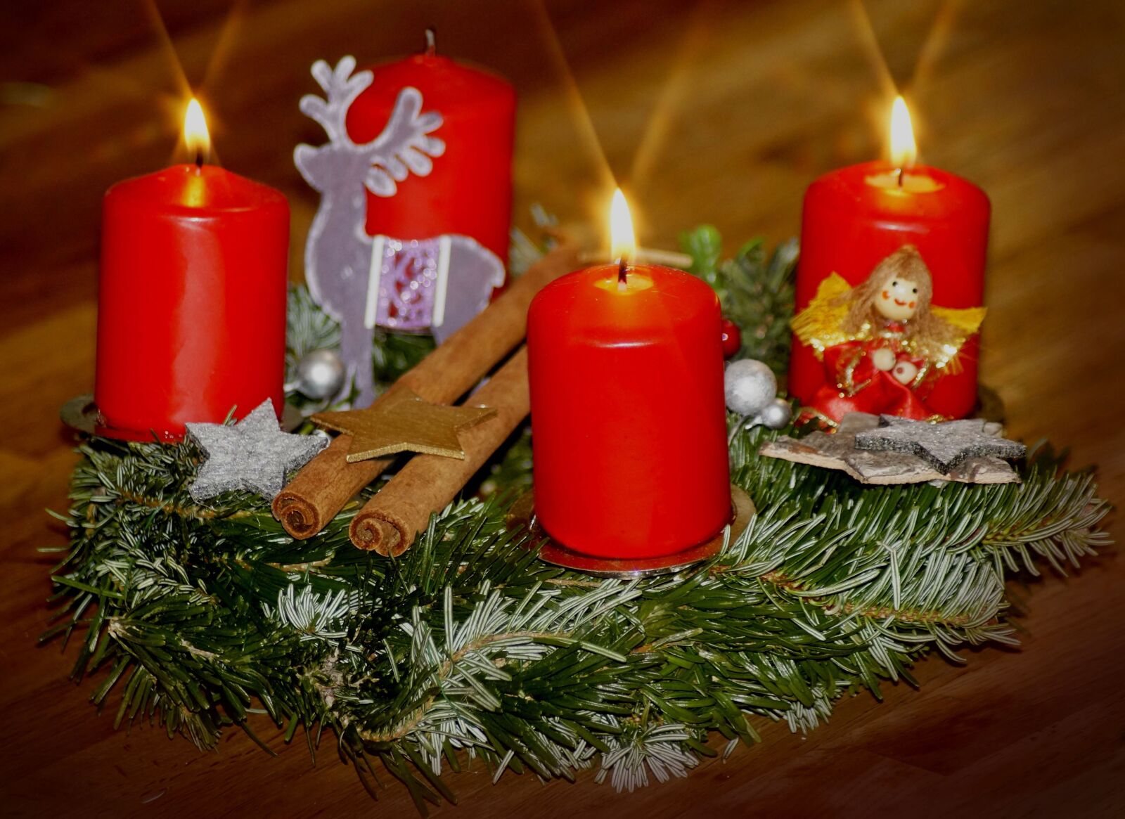 Sony SLT-A58 sample photo. Third advent, advent wreath photography