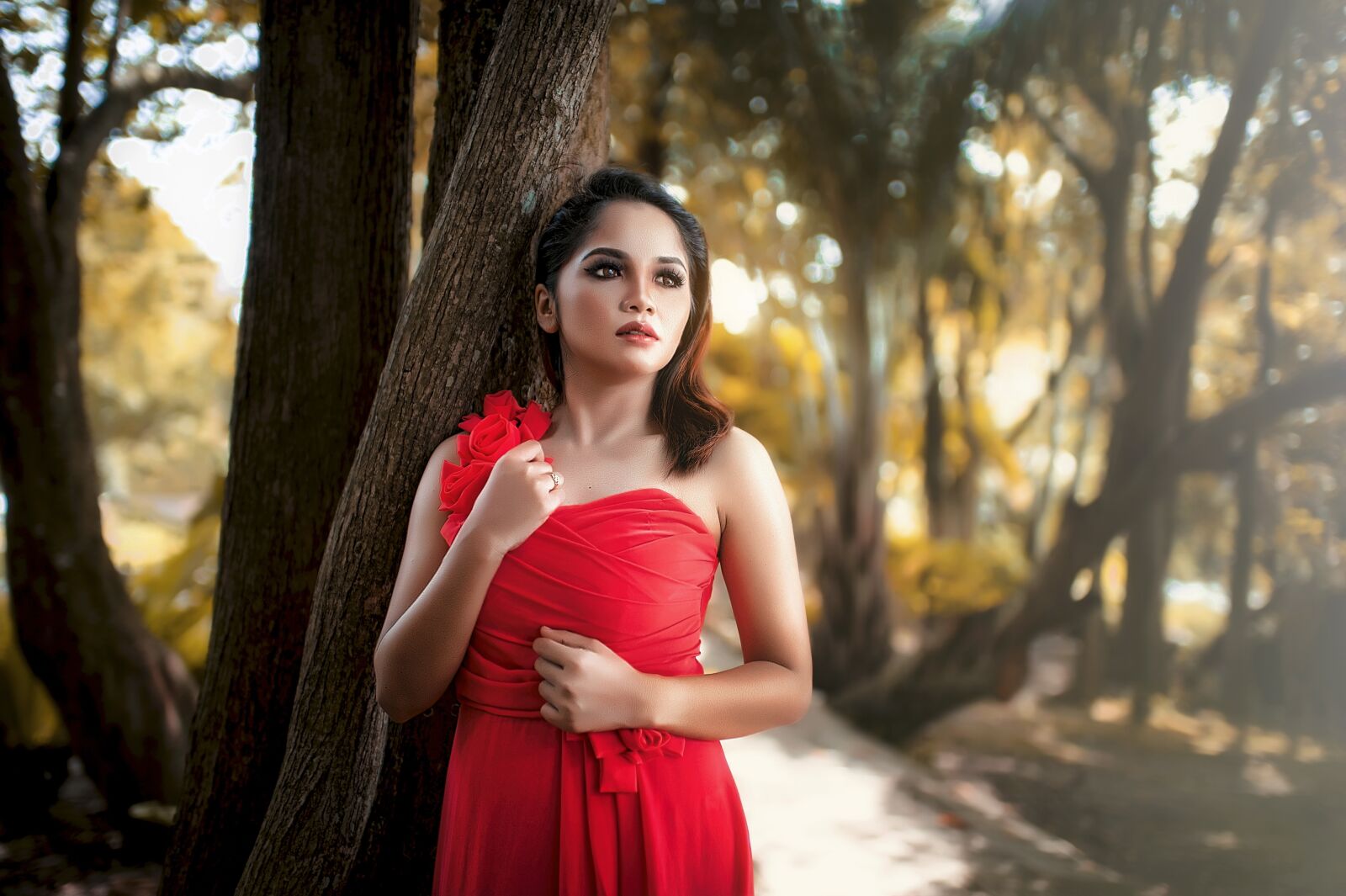 Nikon D700 sample photo. Red, hair, face photography