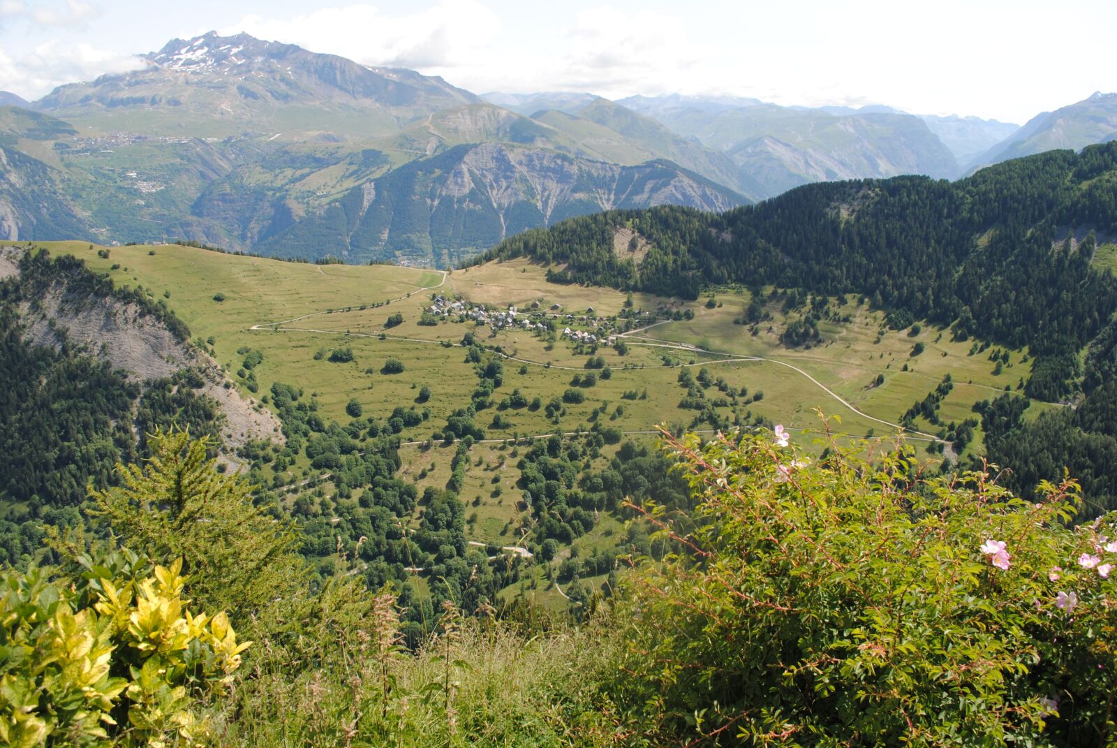 Nikon D3000 sample photo. Mountain, villard-reymond, alps photography