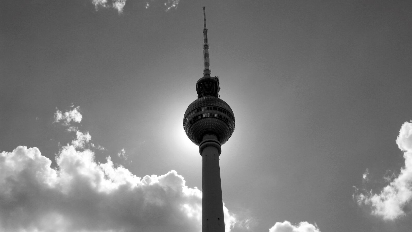 Canon EF-S 24mm F2.8 STM sample photo. Black white, tv tower photography