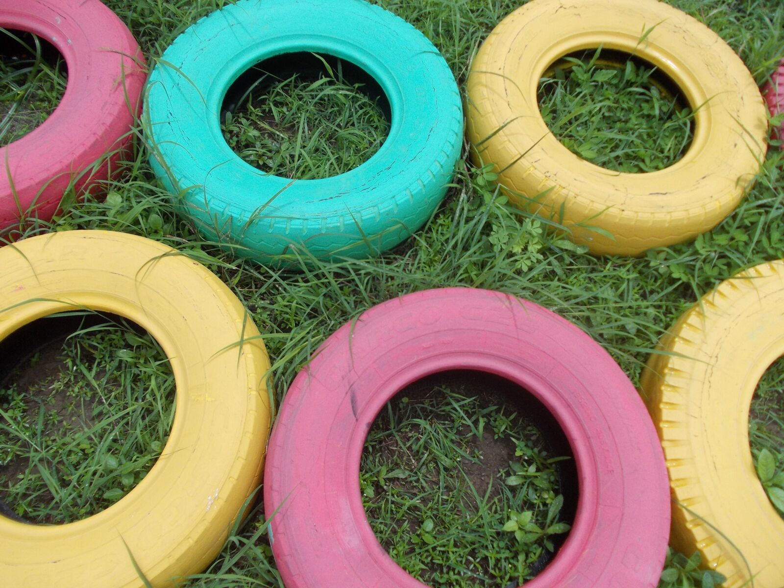 Nikon COOLPIX L25 sample photo. Tire, tyre, colorful photography