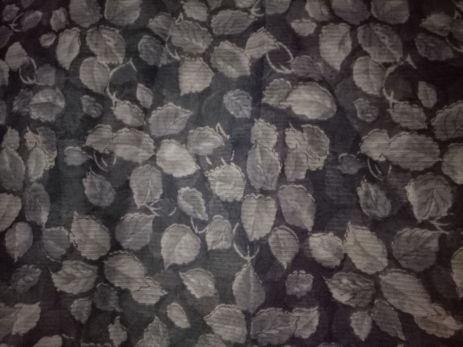 OPPO A1601 sample photo. Print, fabric, leafs photography
