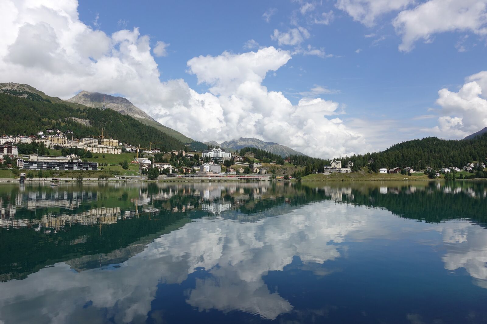 Sony DSC-RX100M5 sample photo. Switzerland, st moritz, lake photography