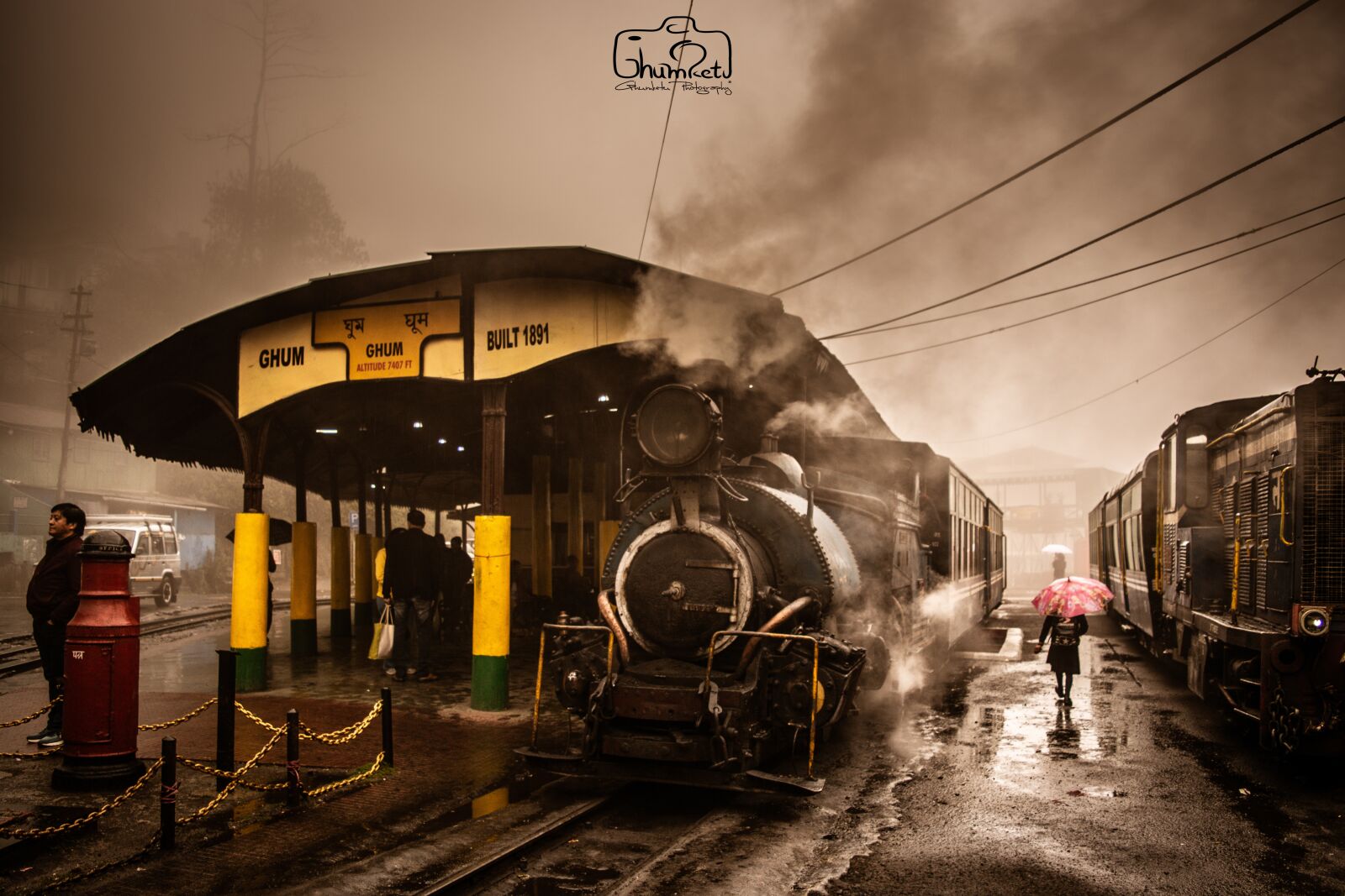 Nikon D5200 sample photo. Train, railway station, railway photography