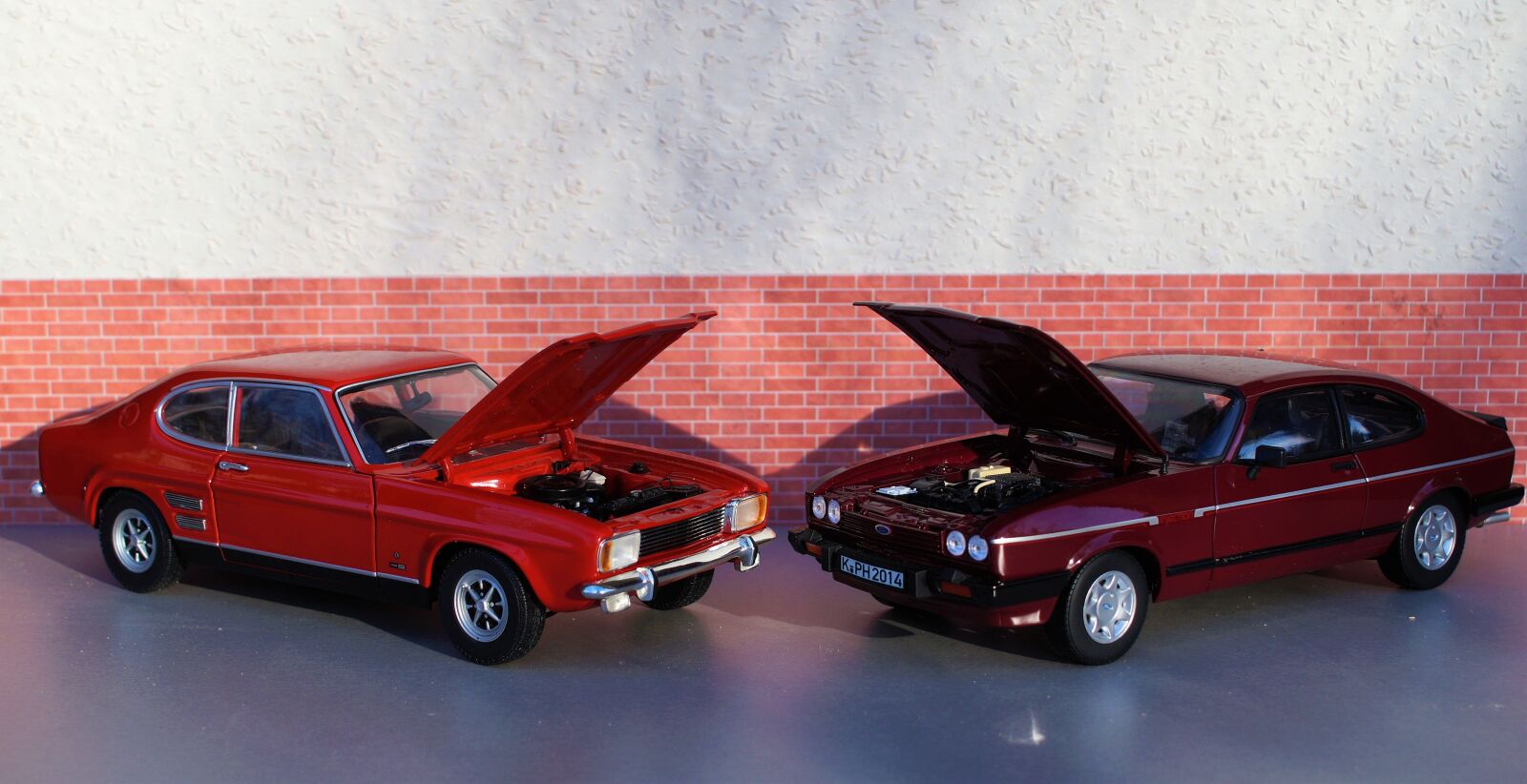 Sony DT 18-70mm F3.5-5.6 sample photo. Model car, ford, capri photography