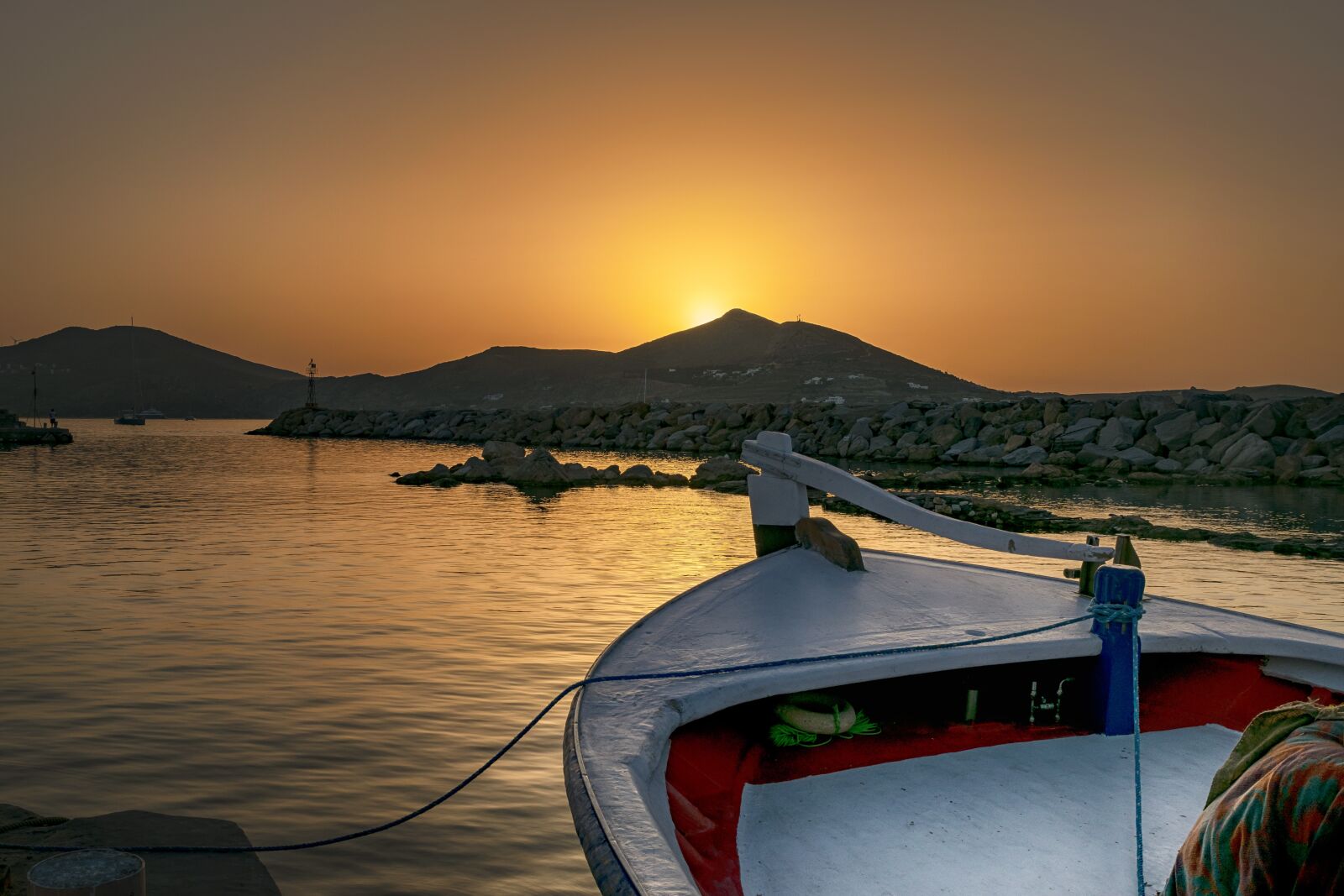 Tamron SP 24-70mm F2.8 Di VC USD sample photo. Boat, summer, greek photography