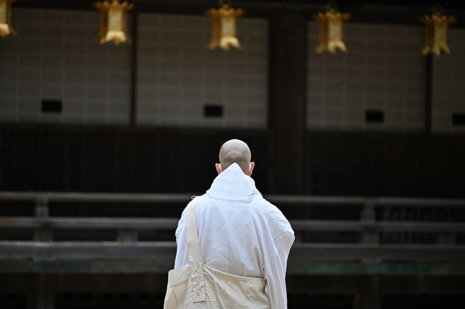 Nikon Z6 sample photo. Monk, temple, koyasan photography