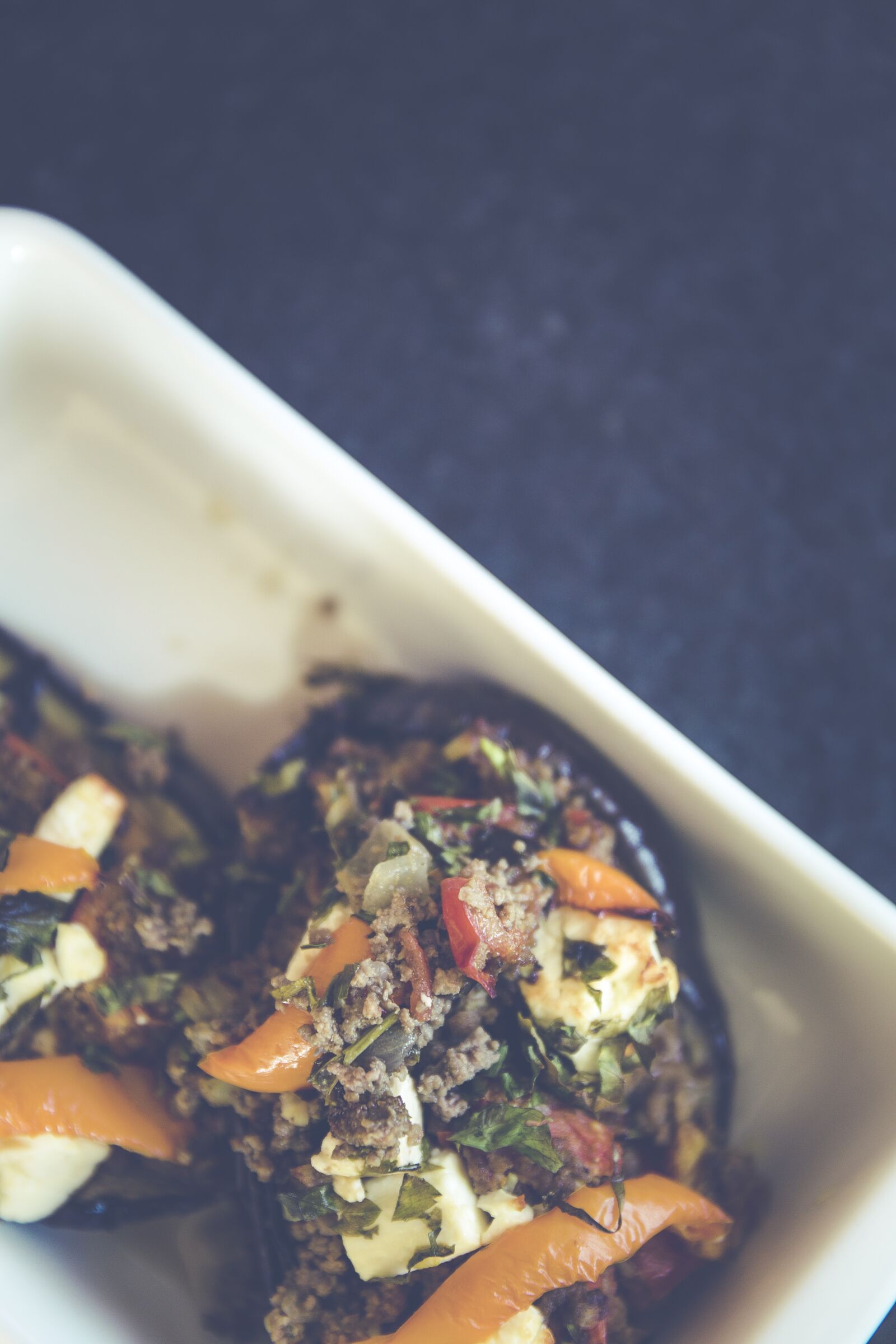Canon EF 24-70mm F2.8L II USM sample photo. Eggplant, vegetables, casserole photography