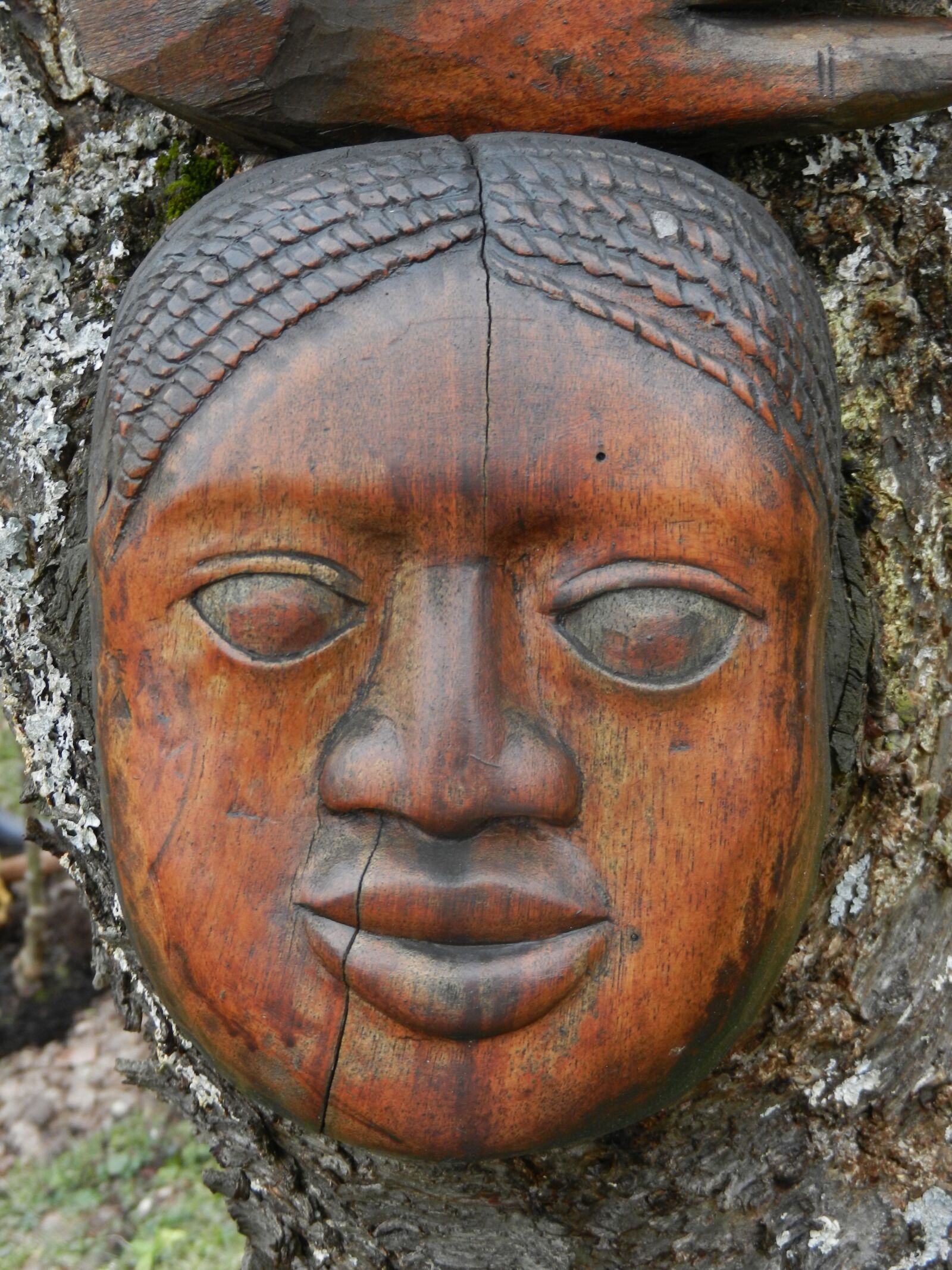 Nikon Coolpix S9100 sample photo. Wood carving, portrait, afrikanerin photography