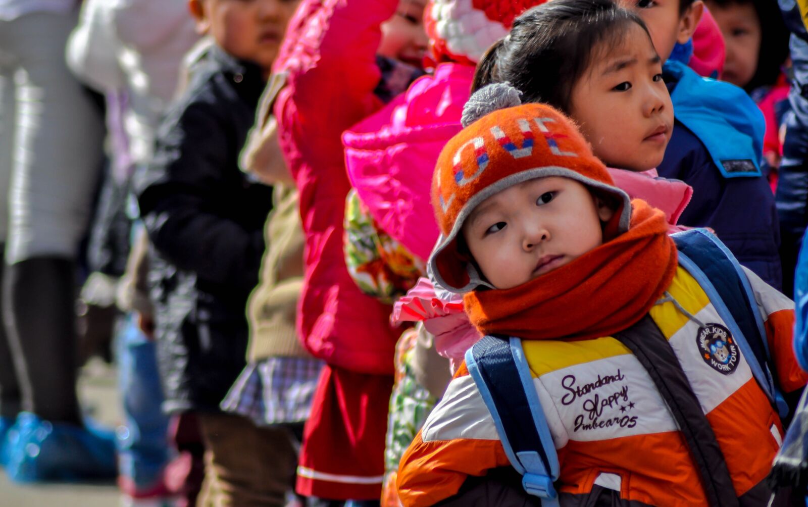 Nikon D90 sample photo. Kids, kindergarten, mongolia photography