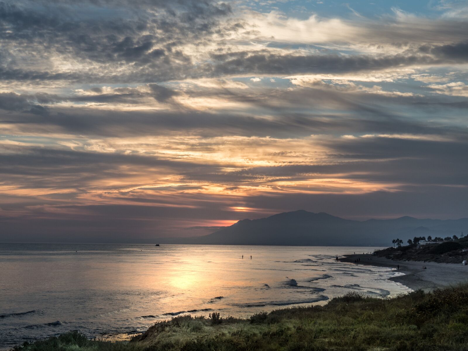 Olympus OM-D E-M5 II sample photo. Sunset, cabopino, marbella photography