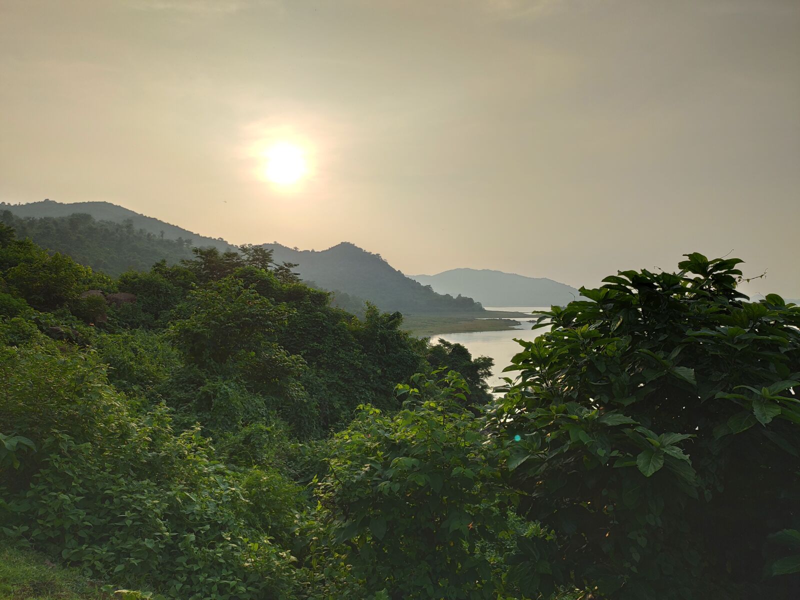 Xiaomi Redmi Note 7 Pro sample photo. Sunset, mountain, forest photography