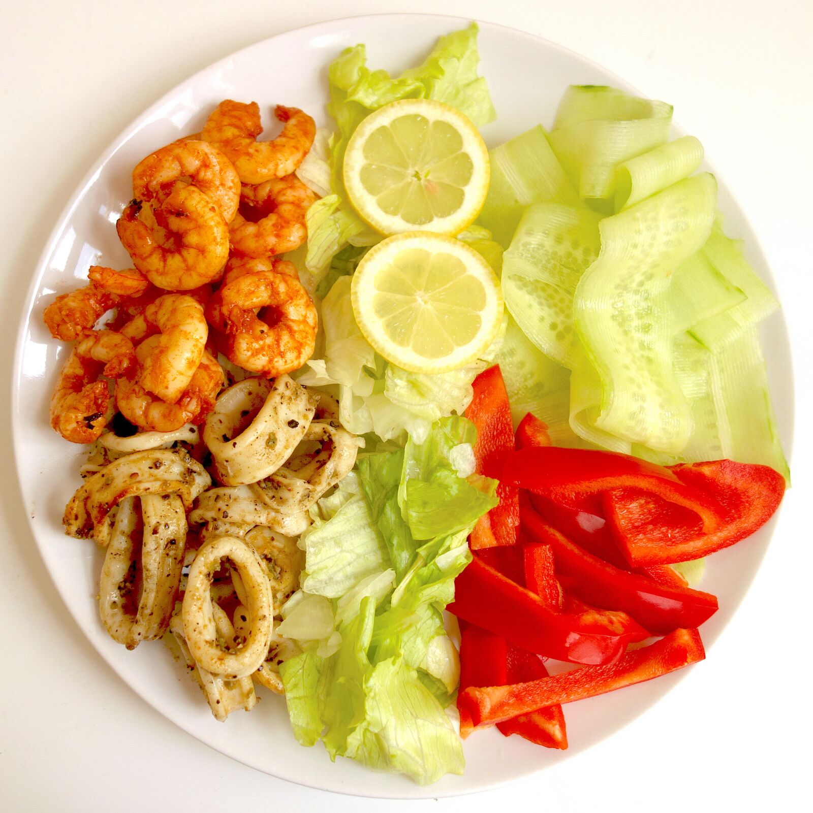 Sony Cyber-shot DSC-RX100 sample photo. Food, salad, seafood photography