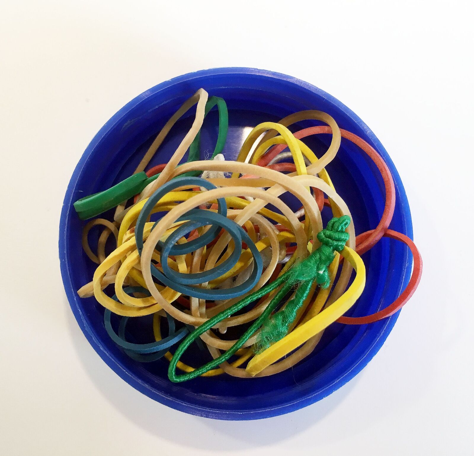 Apple iPhone 6s sample photo. Rubber rings, rubber bands photography