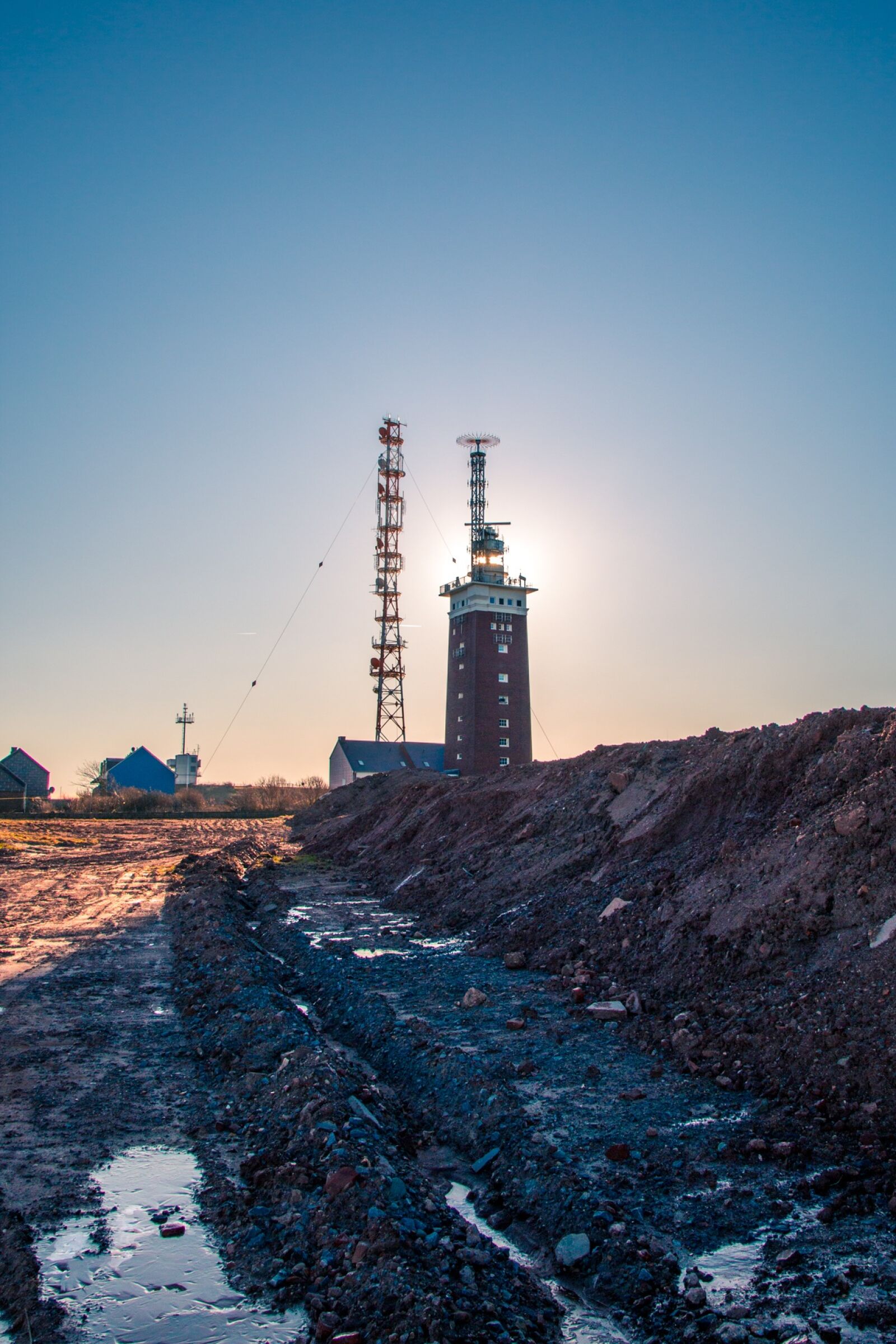 Canon EOS 70D sample photo. Helgoland, lighthouse, radio mast photography