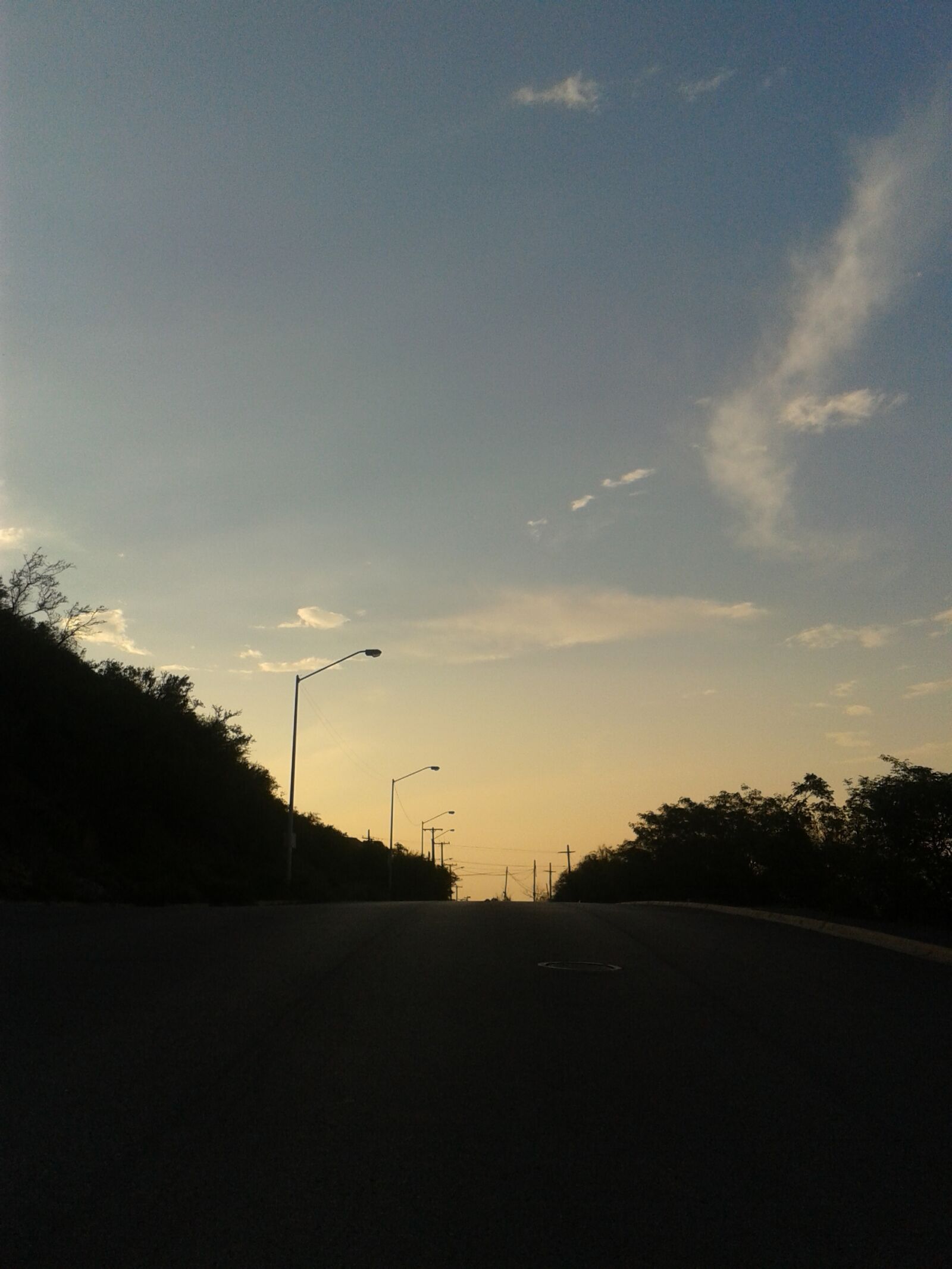 Samsung Galaxy S3 Mini sample photo. Colorful, highway, landscape, sky photography