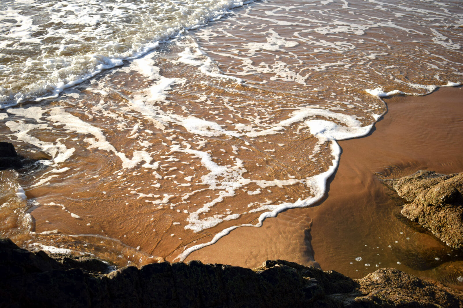 Nikon D3300 sample photo. Beach, ocean, rock, sand photography