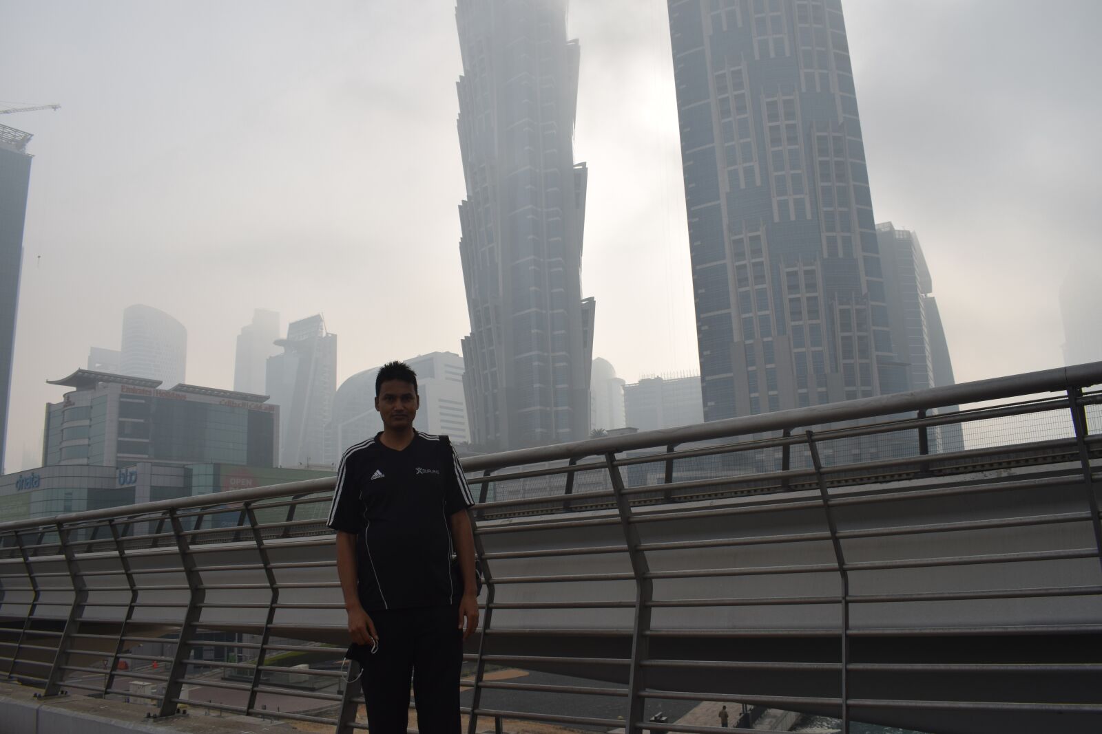 Nikon D5300 sample photo. Foggy weather, city weather photography