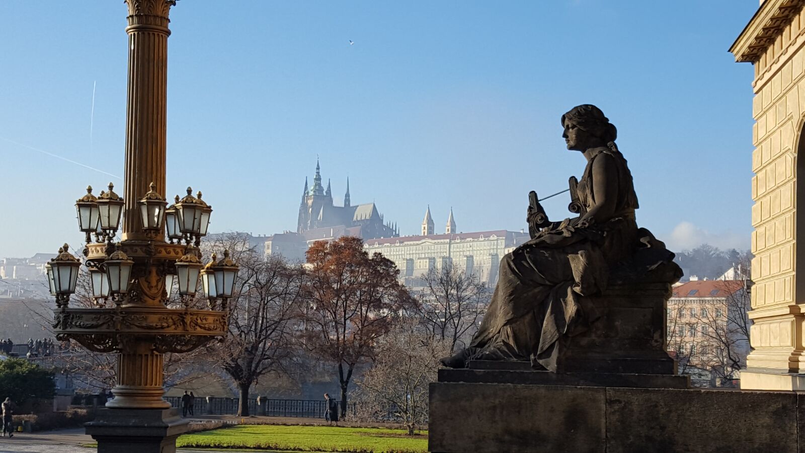 Samsung Galaxy S6 sample photo. Prague, city, statue photography