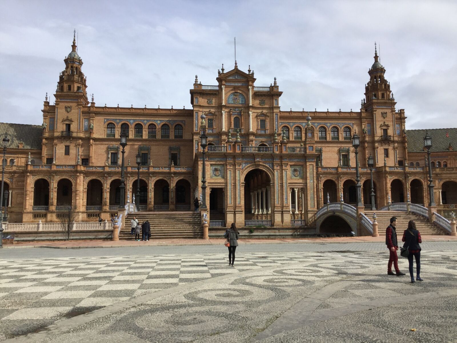 Apple iPad Air 2 sample photo. Seville, plaza de espana photography