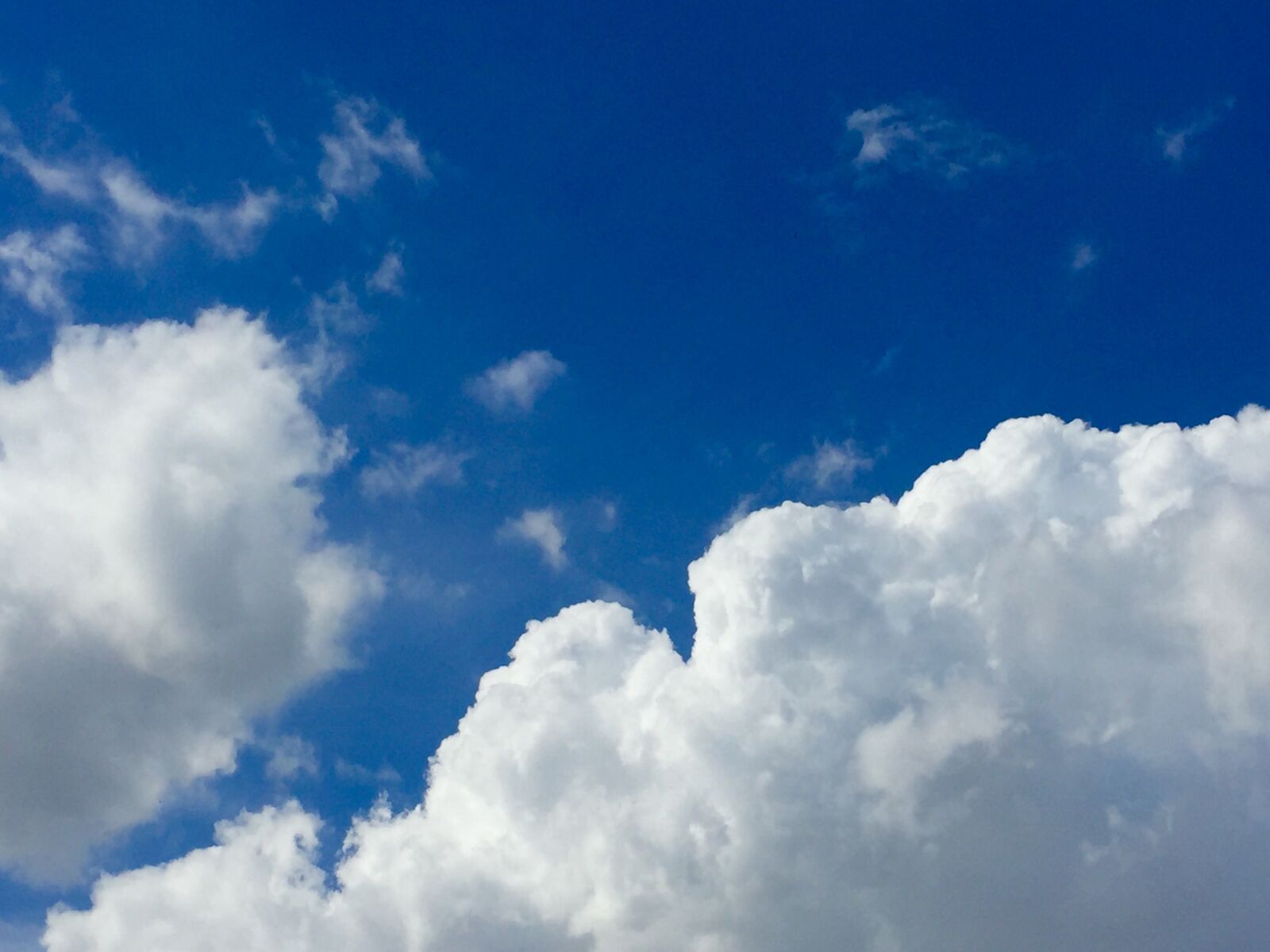 iPhone 6 back camera 4.15mm f/2.2 sample photo. Sky, blue, clouds photography