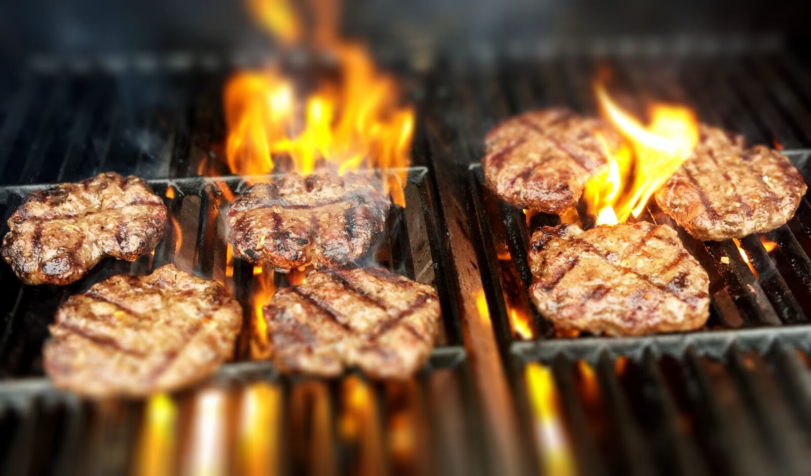 Apple iPhone 6 sample photo. Burgers, fire, grill photography