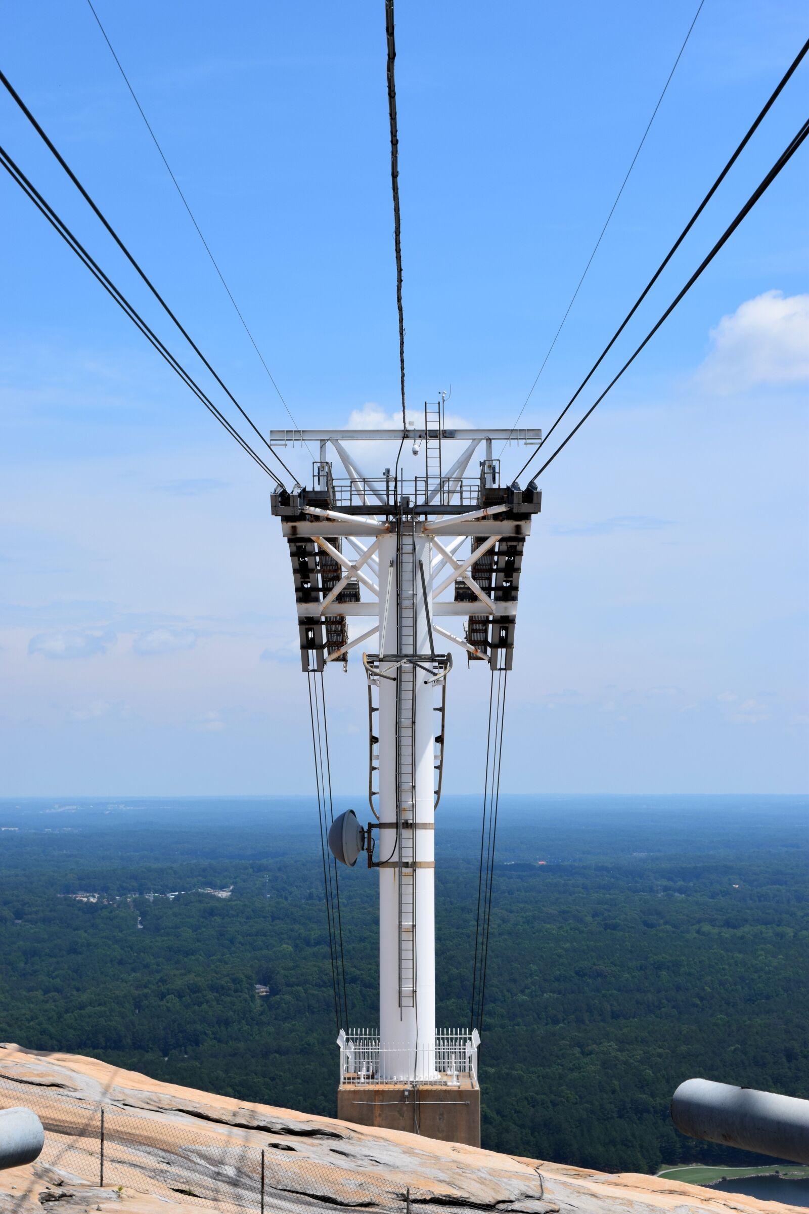 Nikon D3300 sample photo. Cable car lift, stone photography